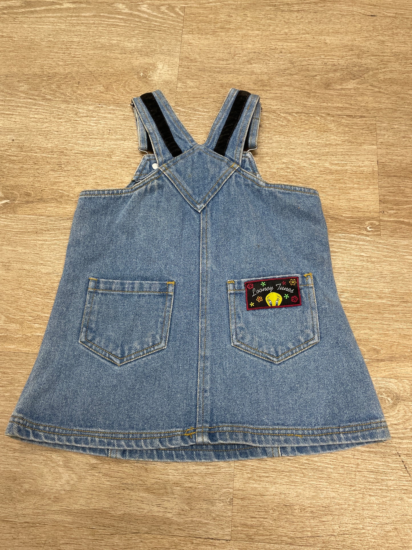 3T Vintage Looney Toons Overall Dress