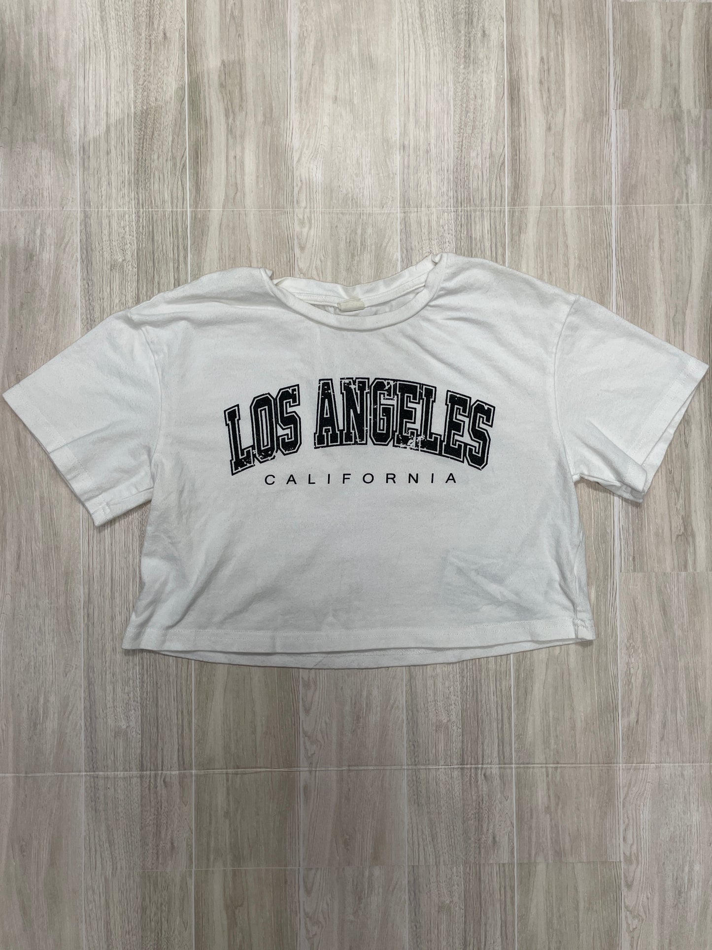10 Los Angeles Graphic Cropped Tee