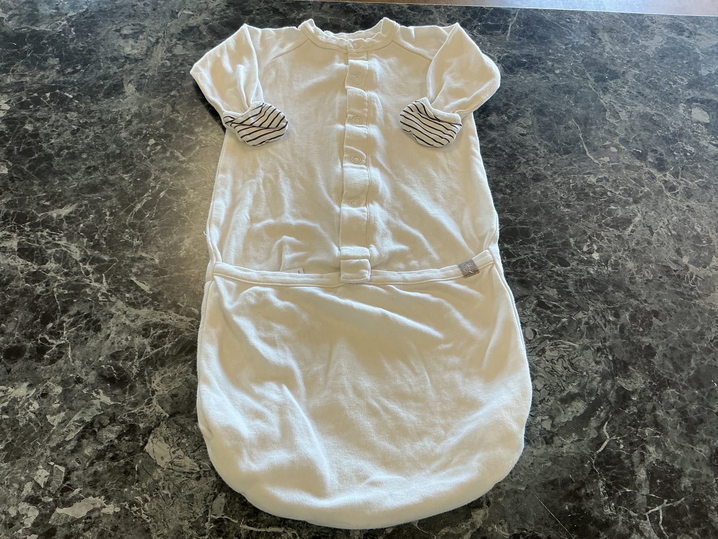 3-6m Goumi Gown - White