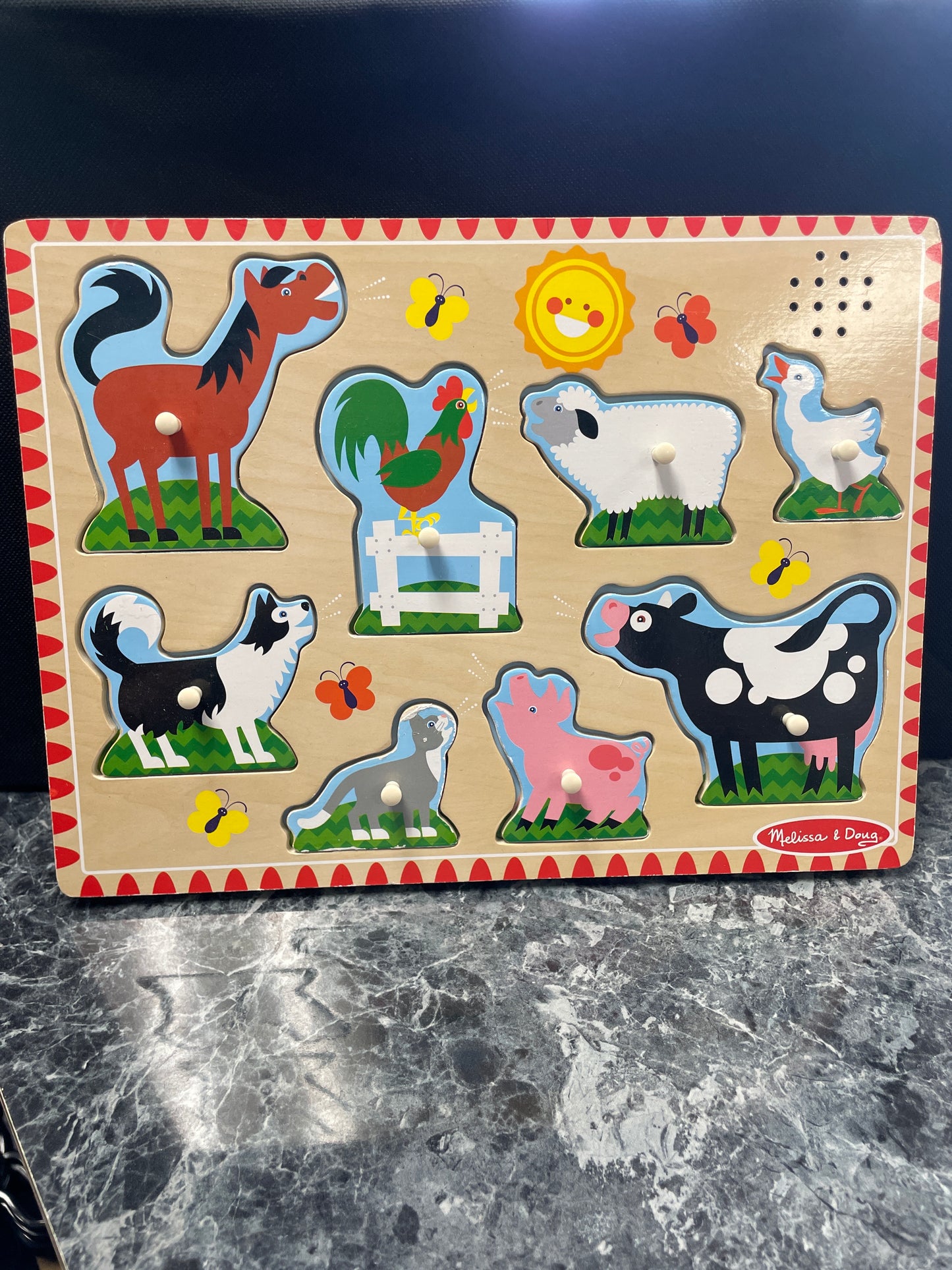 Toy - Melissa & Doug Animal Sounds Puzzle