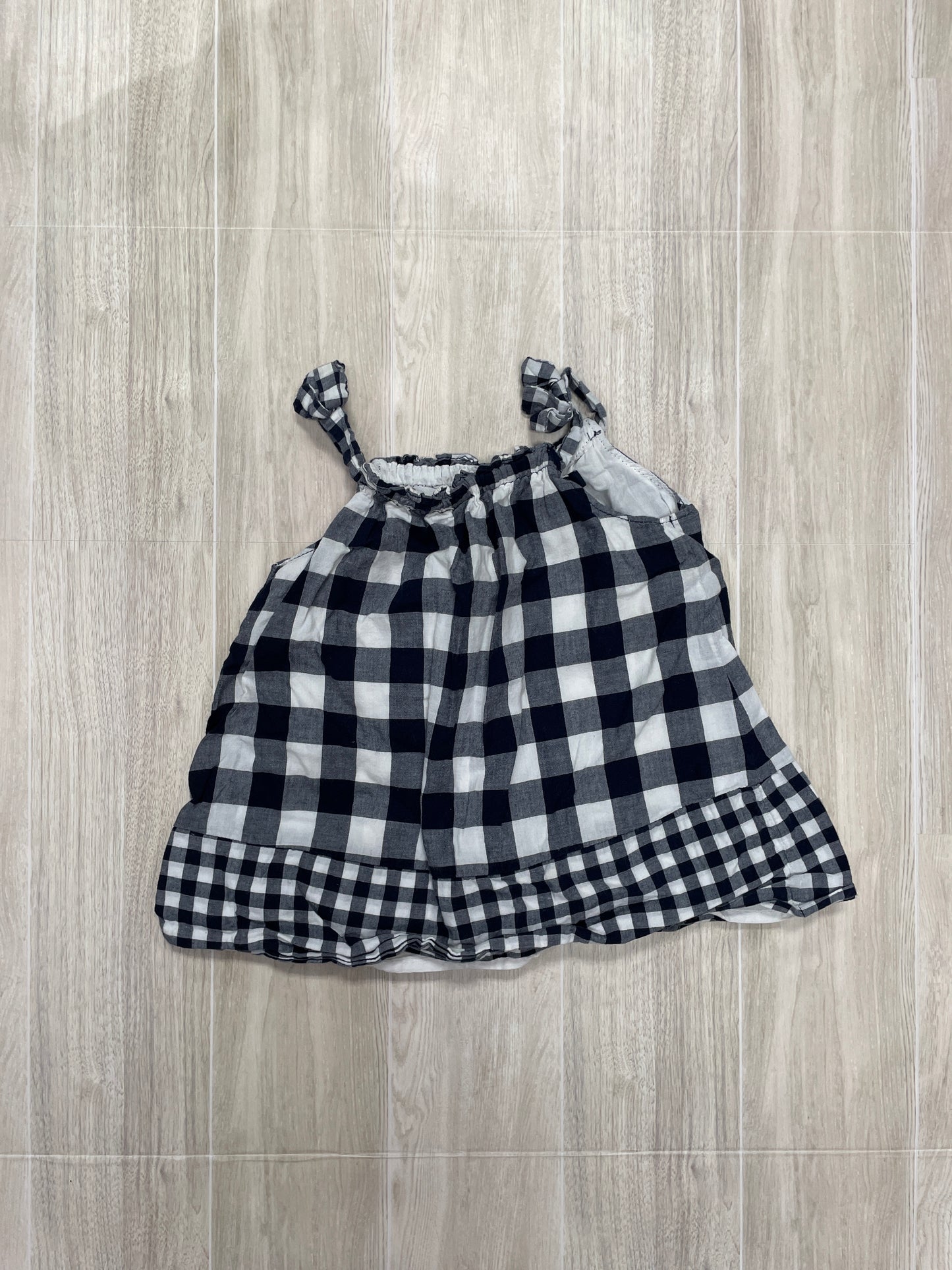 3-6m Gap Blue Checkered Tank Dress