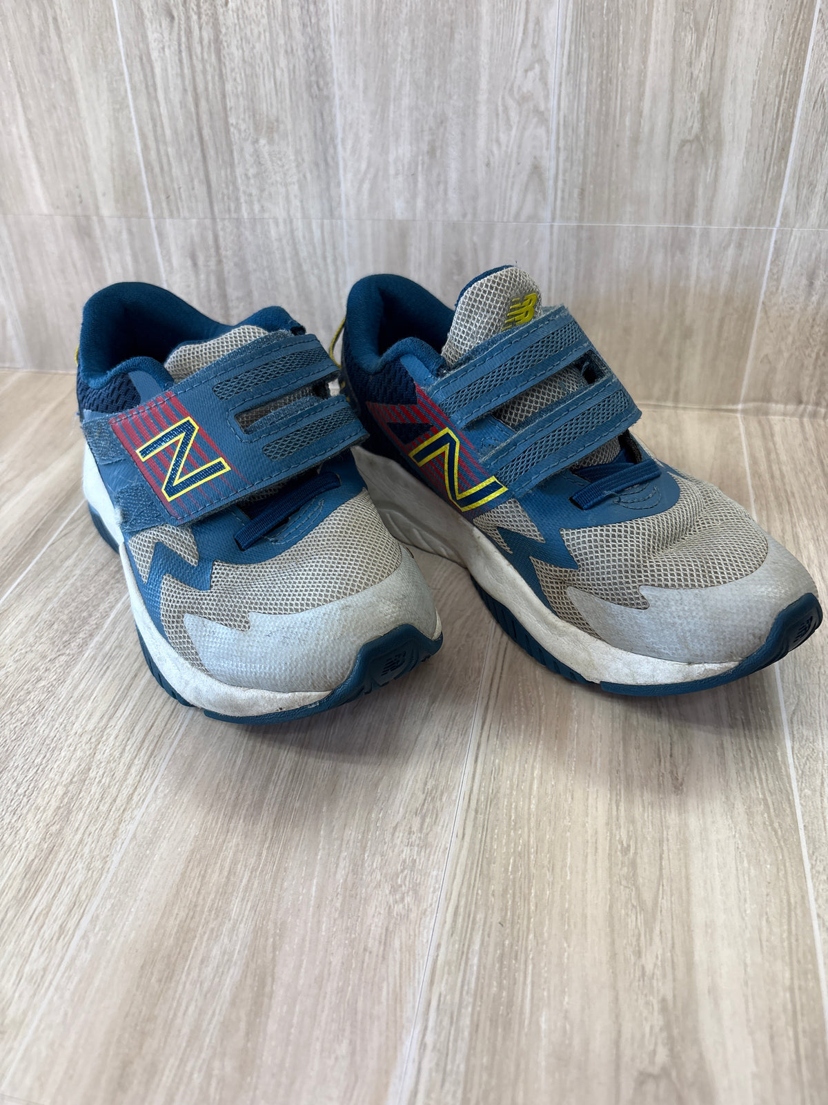 13c Blue/Grey New Balance Velcro Sneakers - Blemish