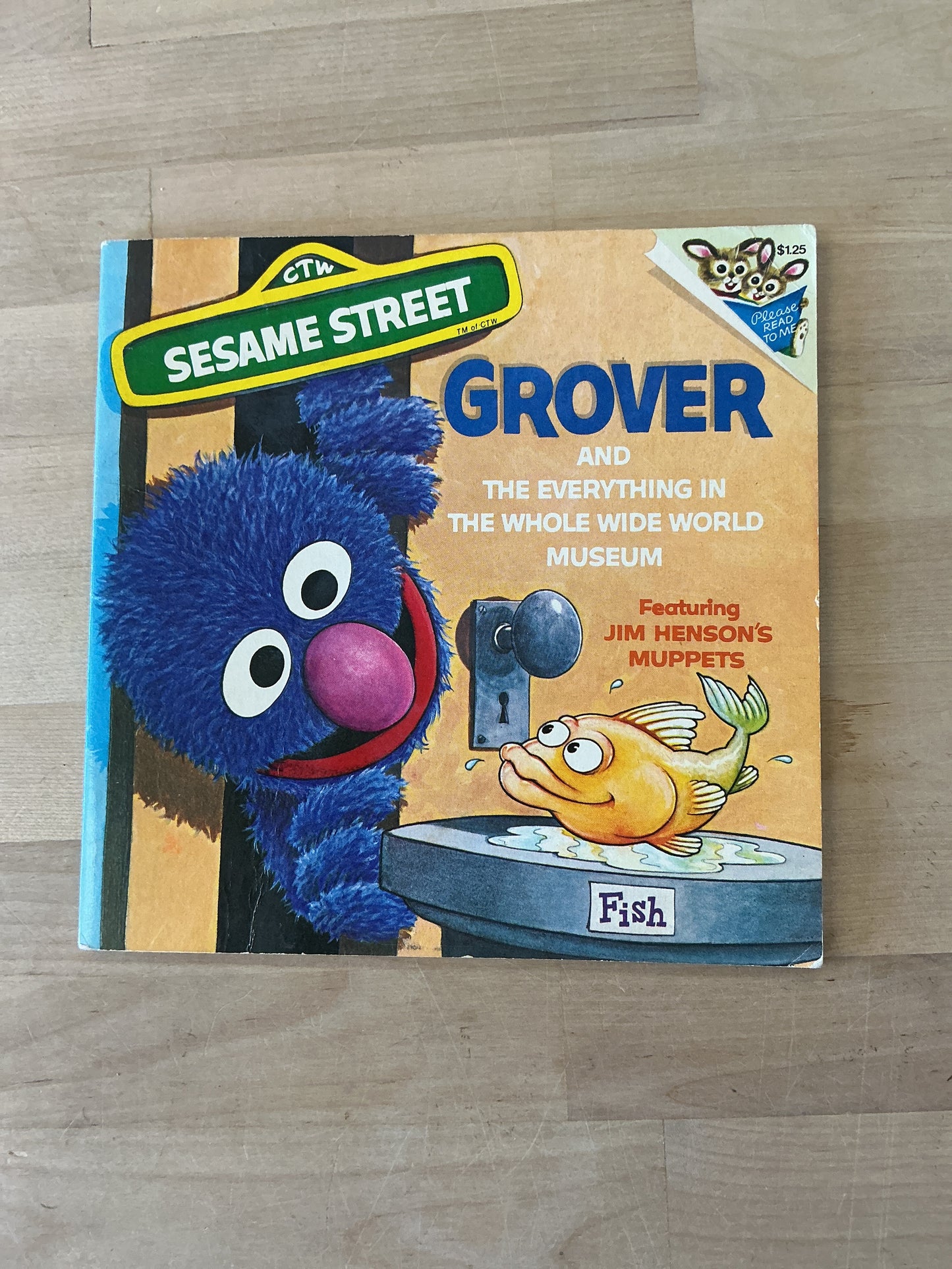Vintage Book - Sesame Street Grover