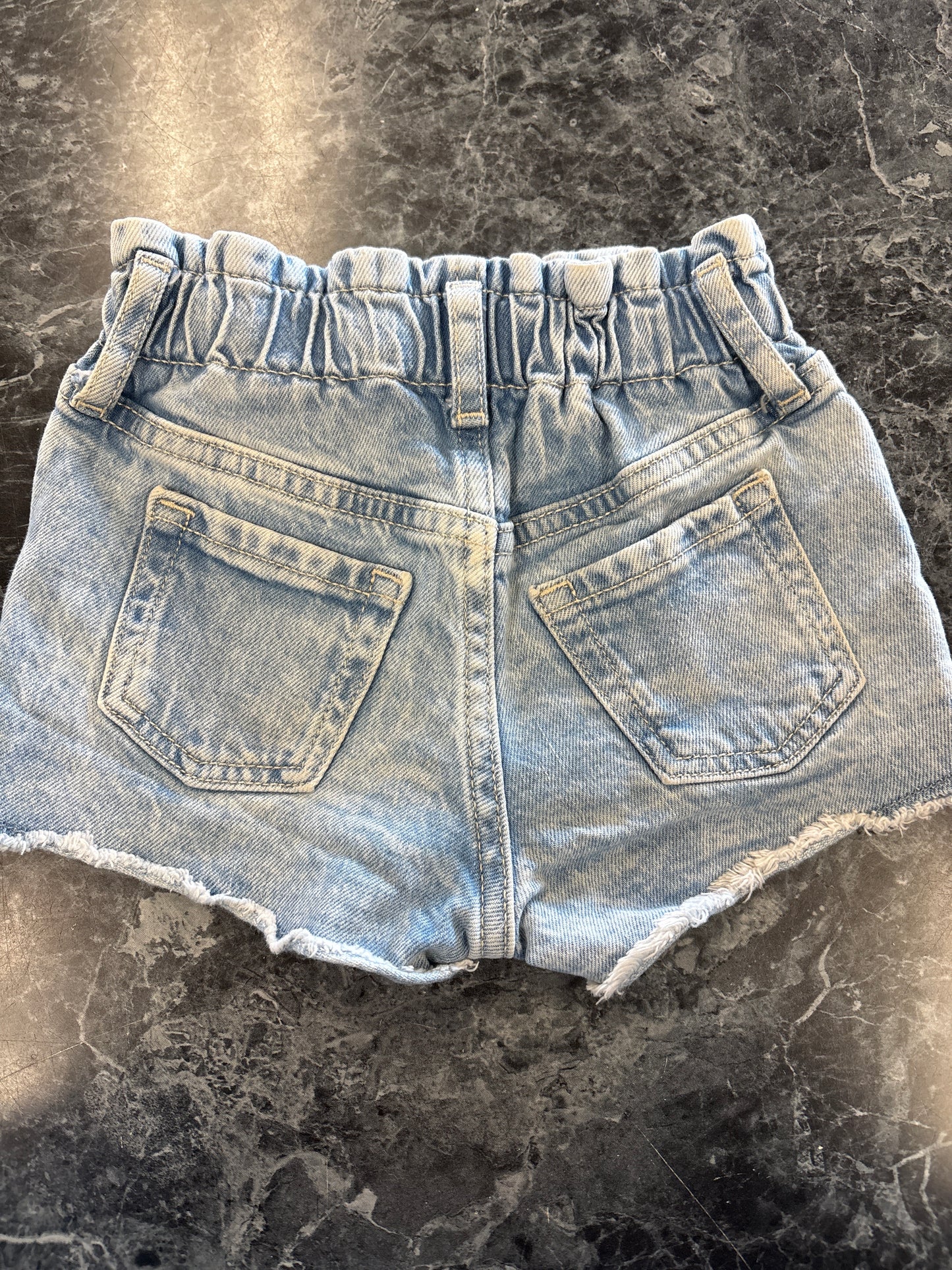 18-24m Gap Light Wash Paper Bag Shorts - Blemish