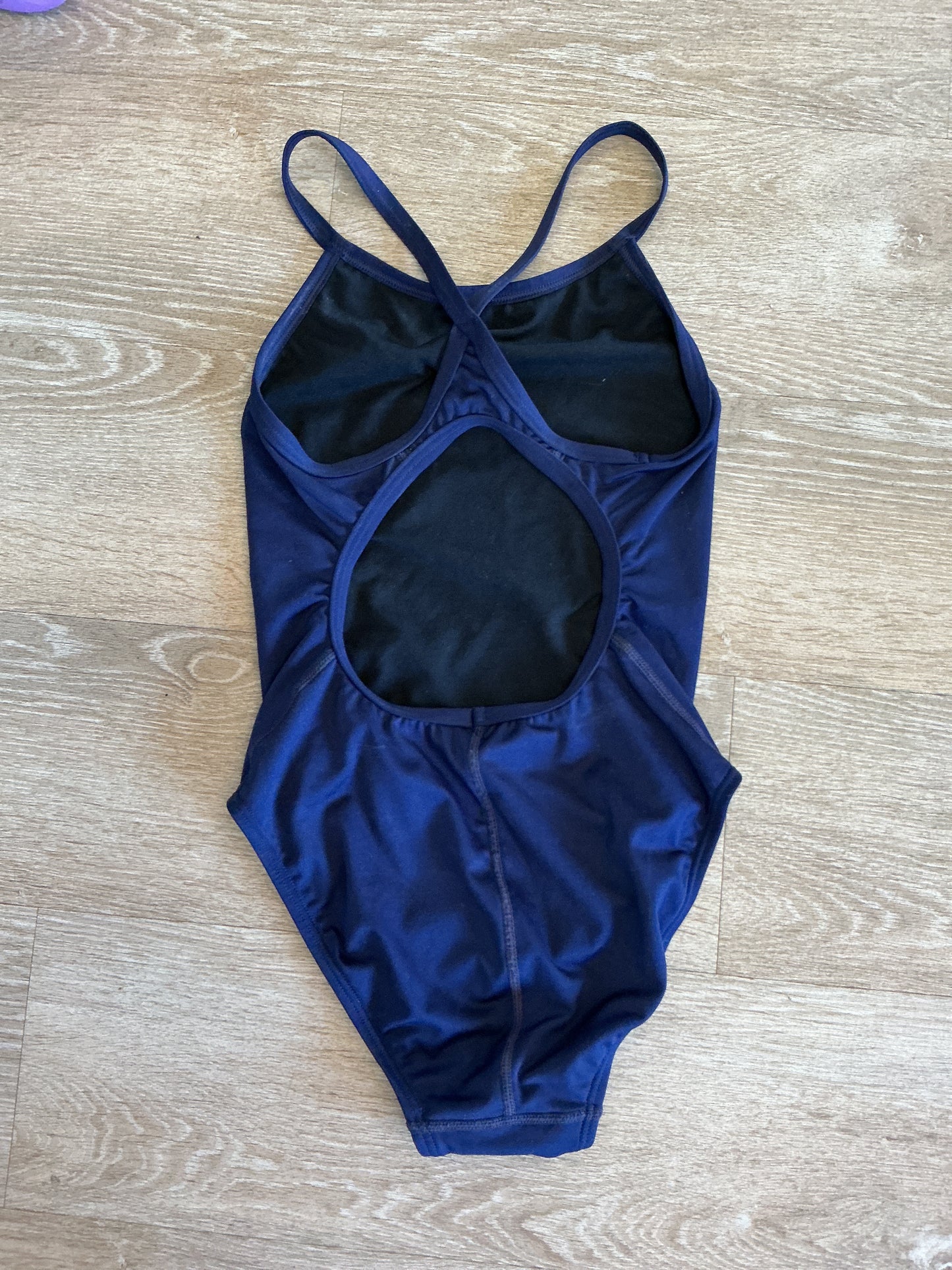Womens Small/Medium Navy One Piece Swim Suit