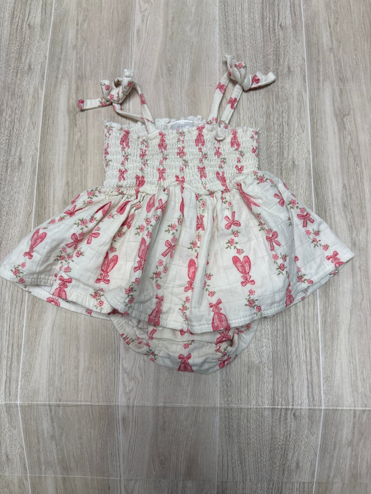 6-9m Milkberry Ballet Twirl Onesie