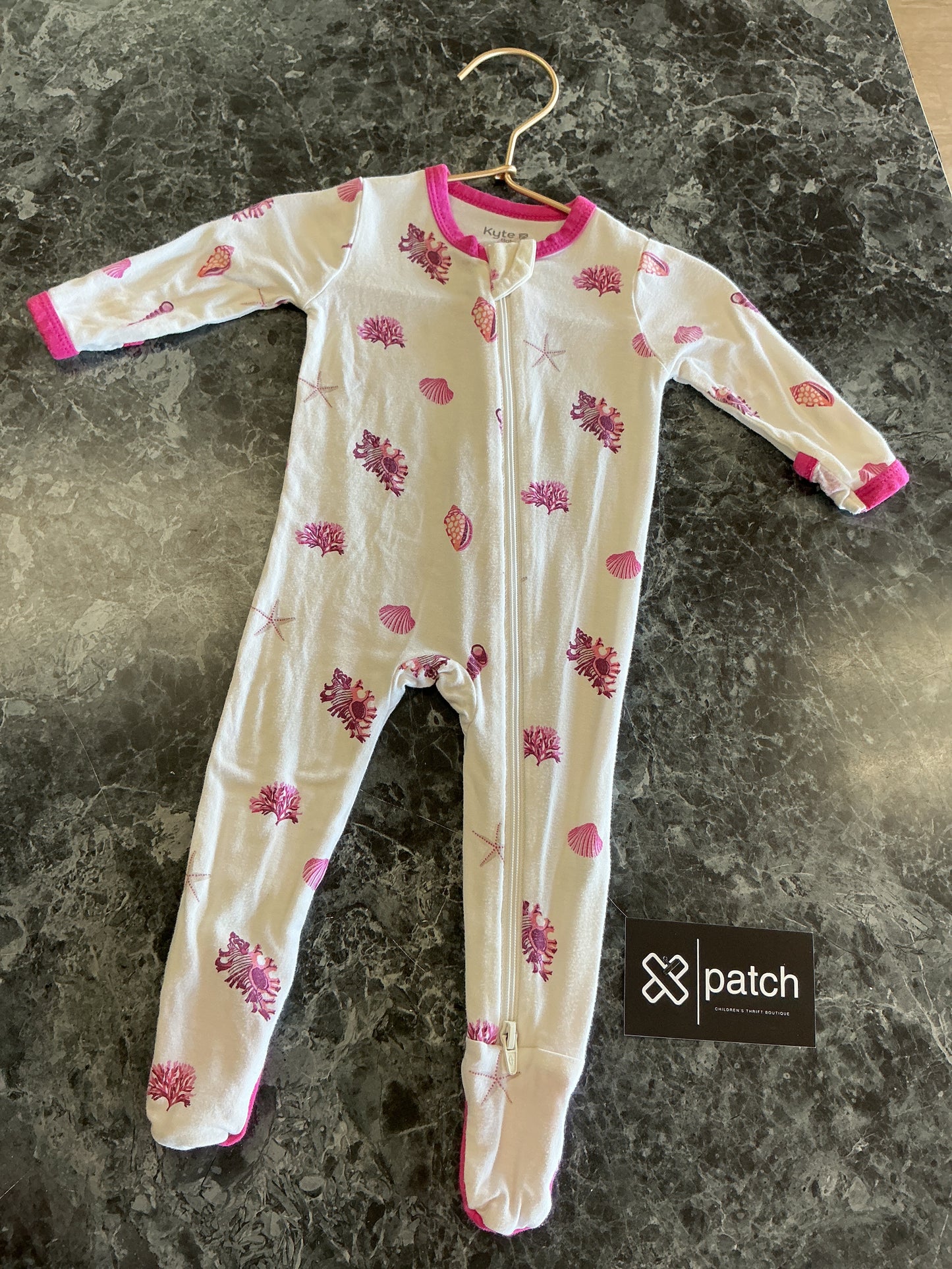 0-3m Kyte Baby Seashell Romper