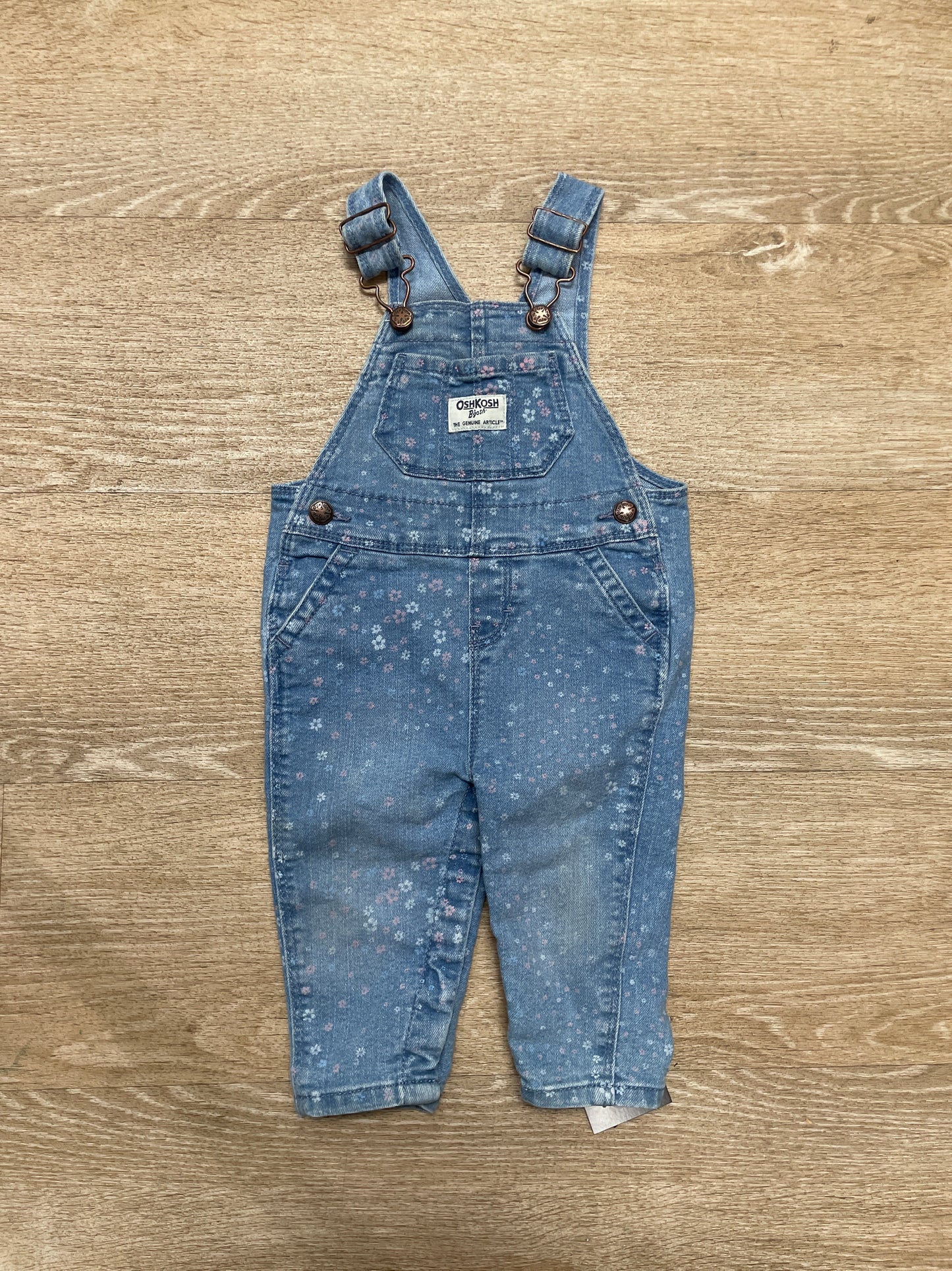 9m Oshkosh Light Floral Overall