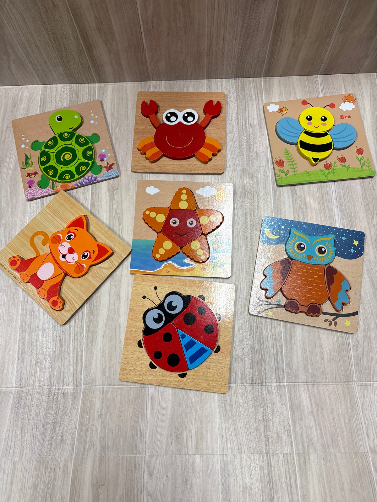 Toy - Animals Wooden Puzzles Pack