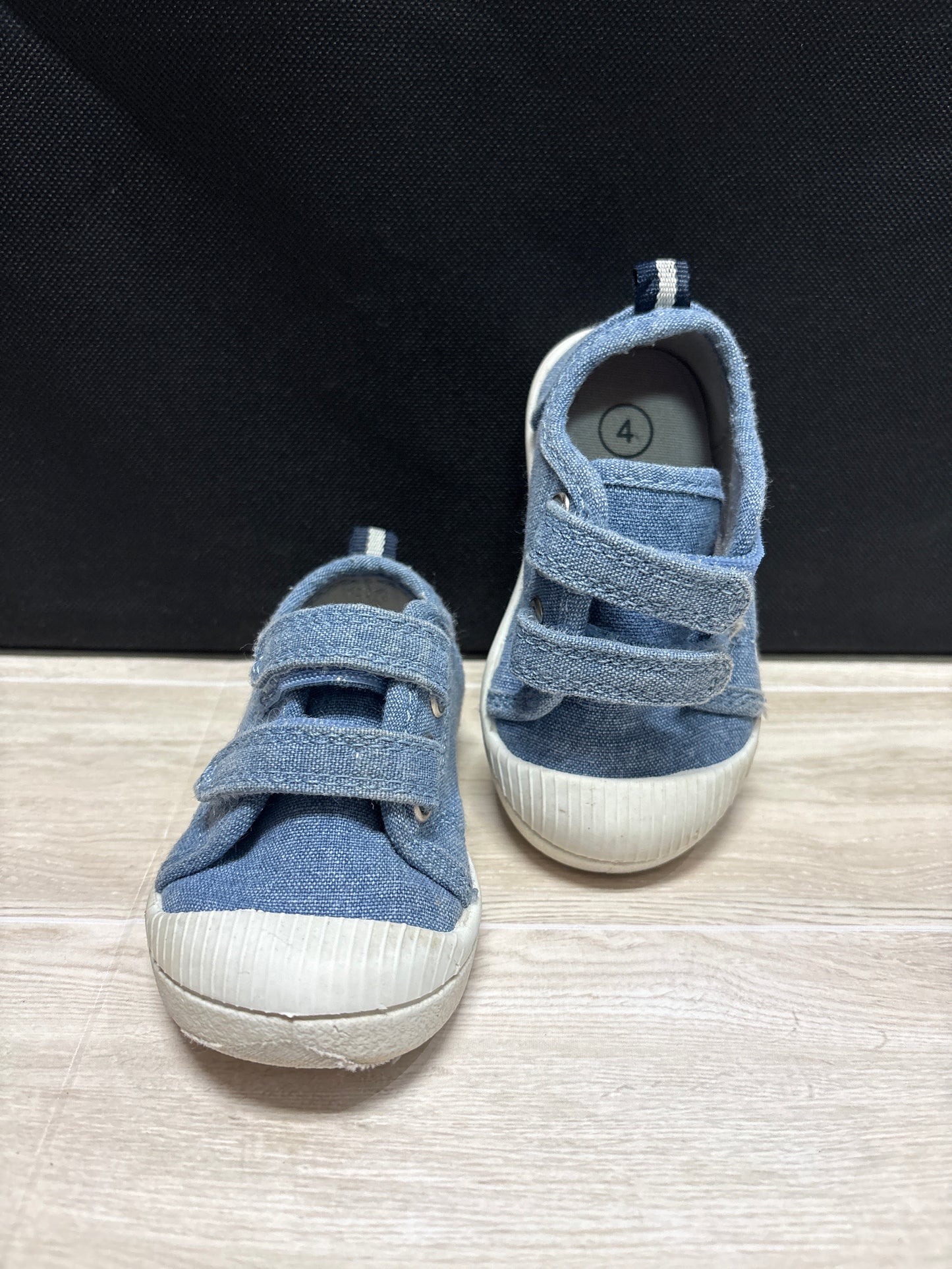 4c Denim Colored Velcro Shoes