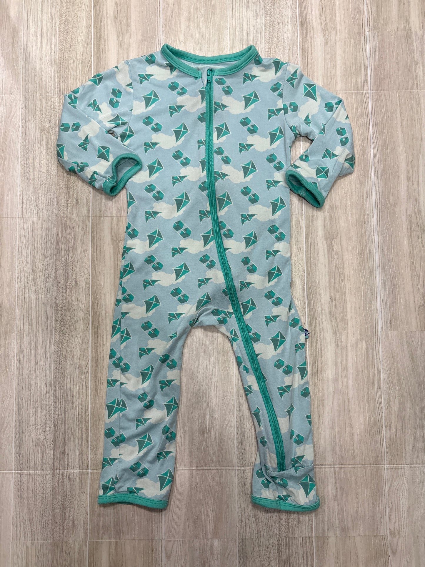 6-9m Kickee Pants Kite Footless Romper