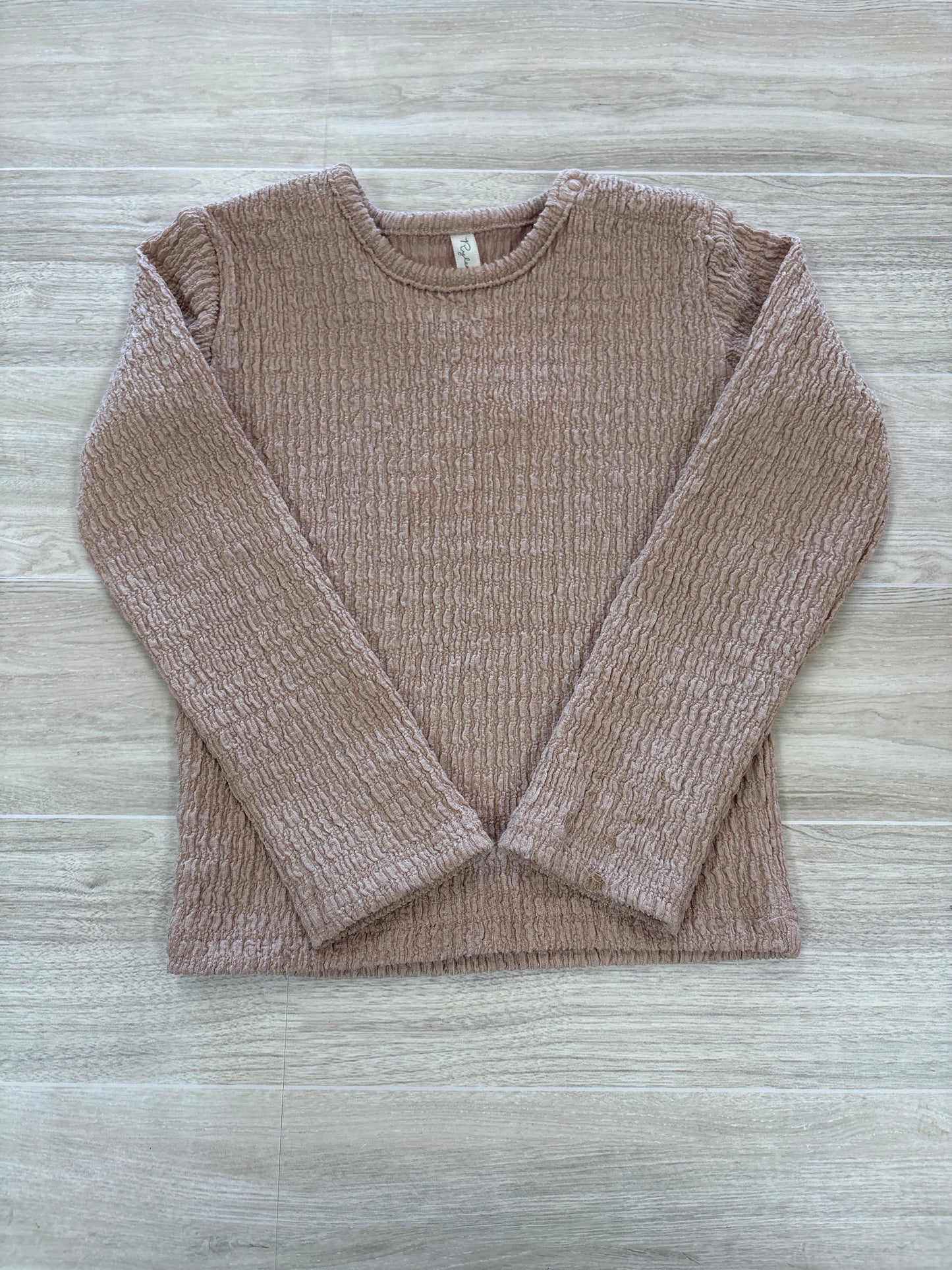 18-24m Rylee + Cru Light Pink Textured Long Sleeve