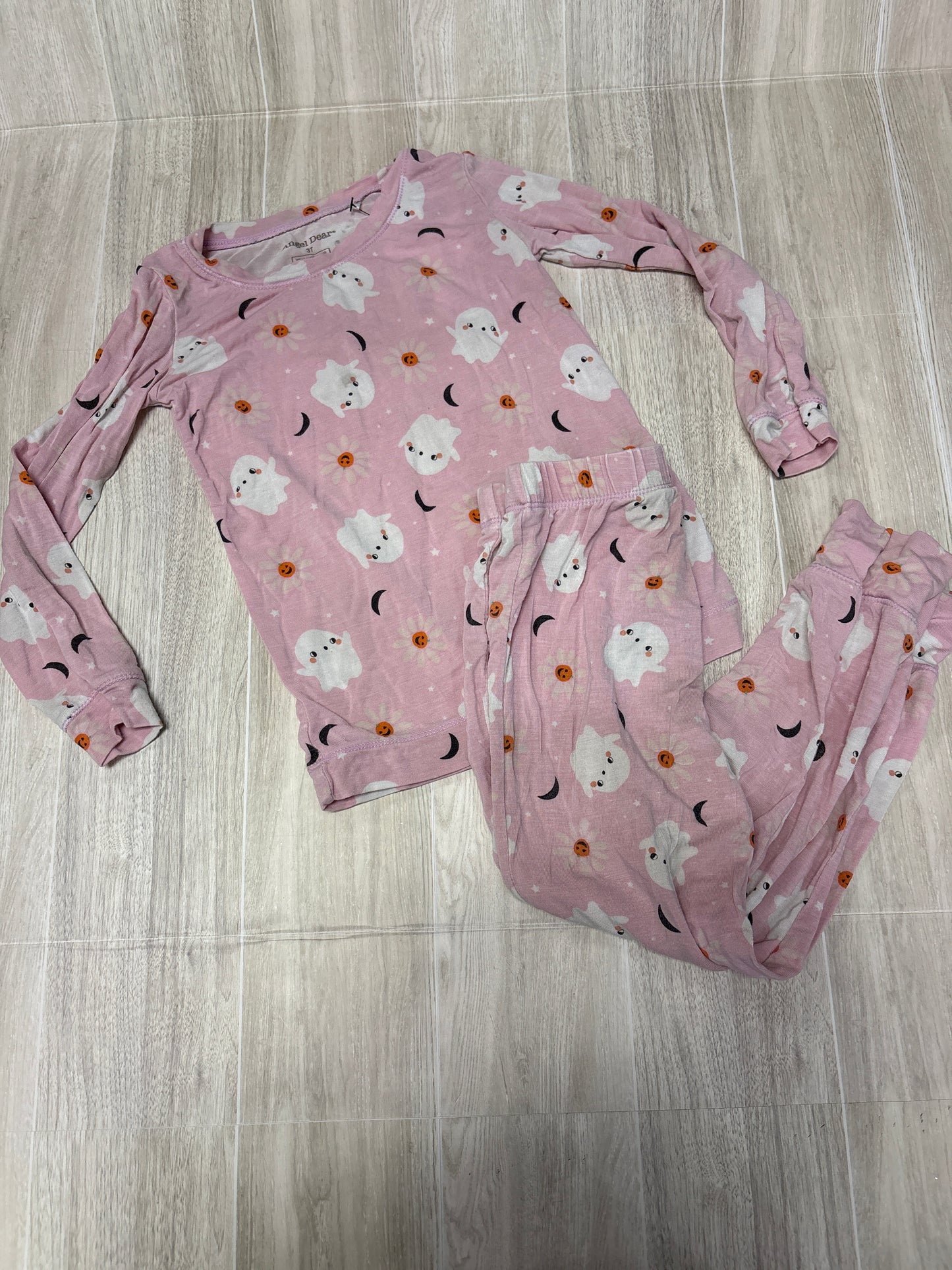 3T Angel Dear Light Pink Halloween Pajama Set - Blemish