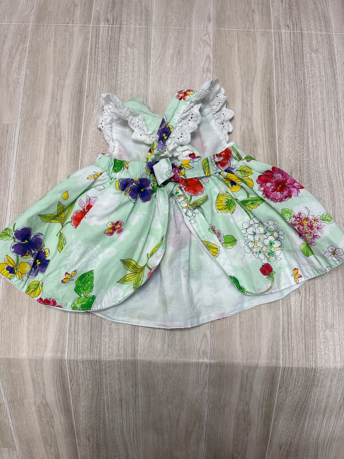 9m Green Floral Dress