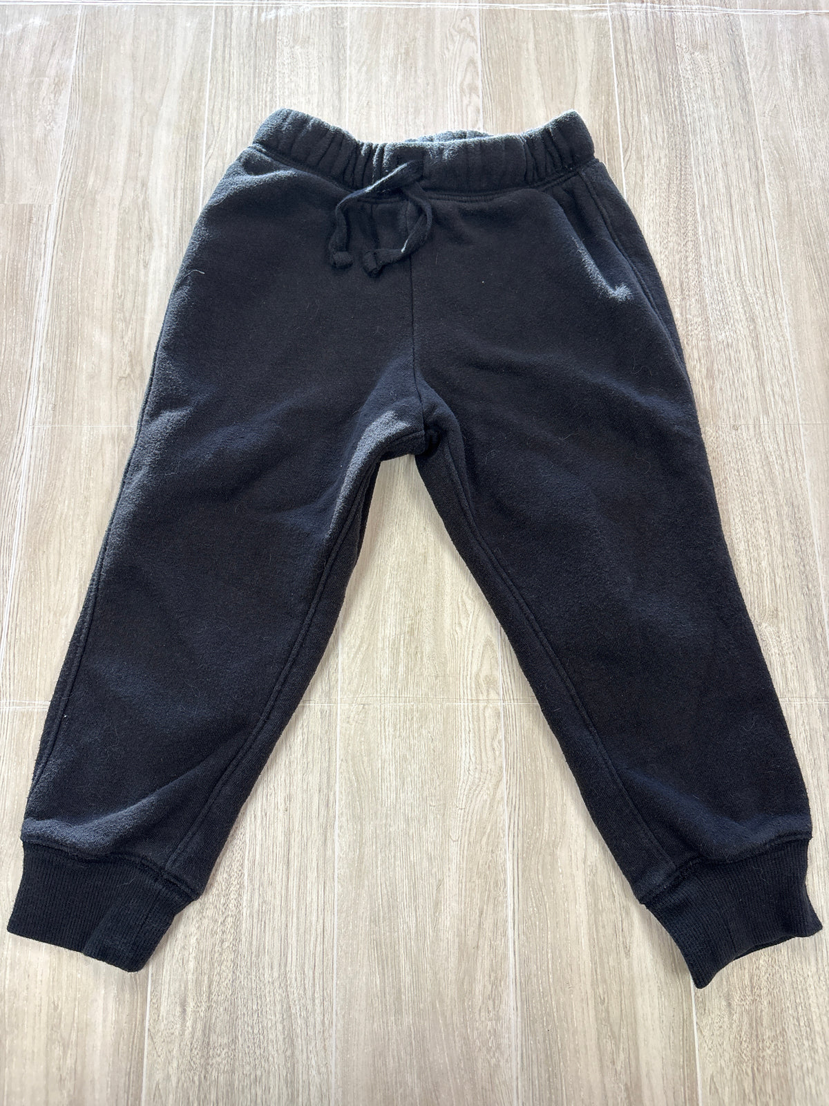 3T Black Drawstring Pull On Jogger Sweatpants