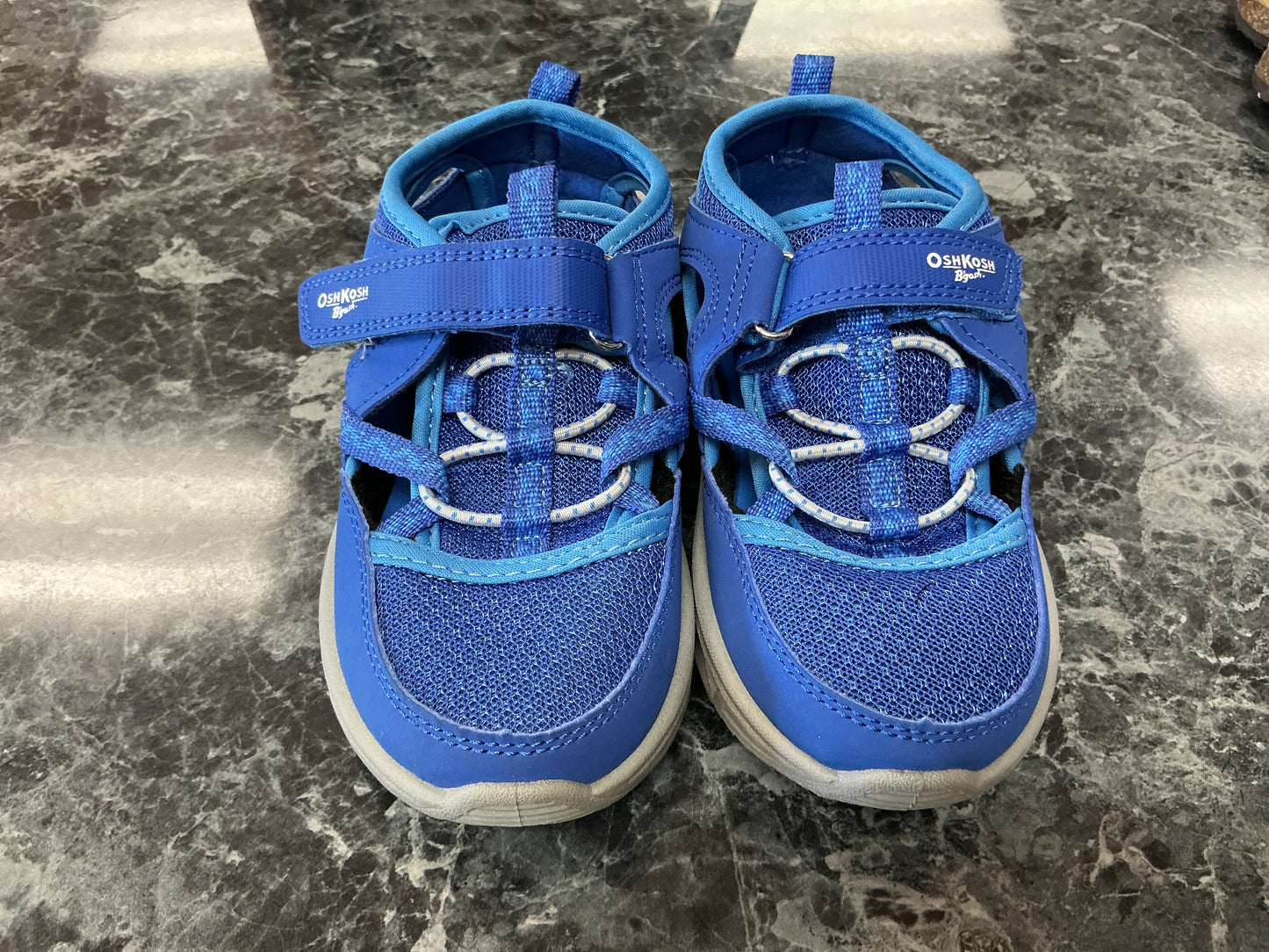 11c Osh Kosh Royal Blue Velcro Shoes