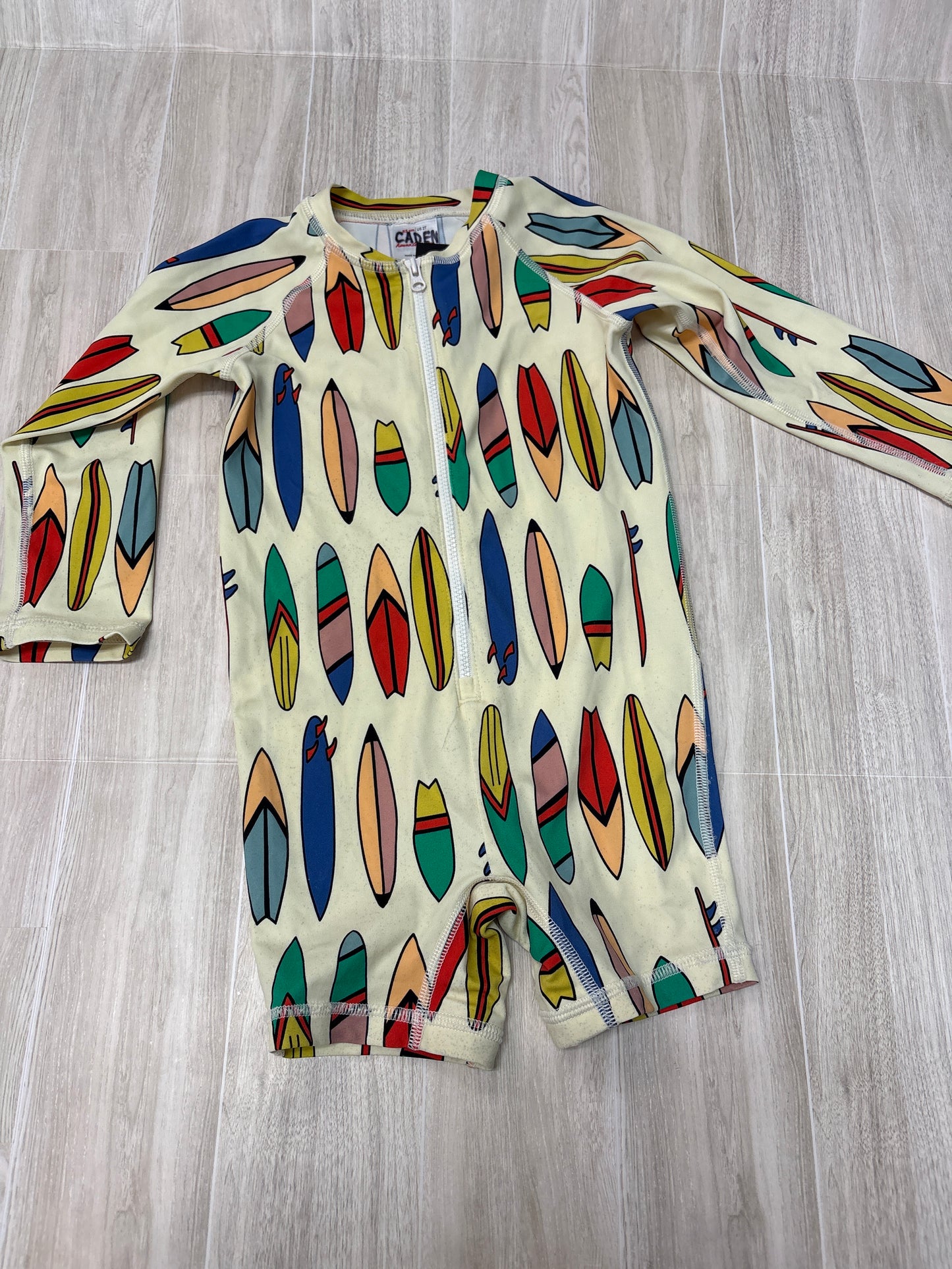 2T Hanna Andersson Surfboards Swim Romper - BLEMISH