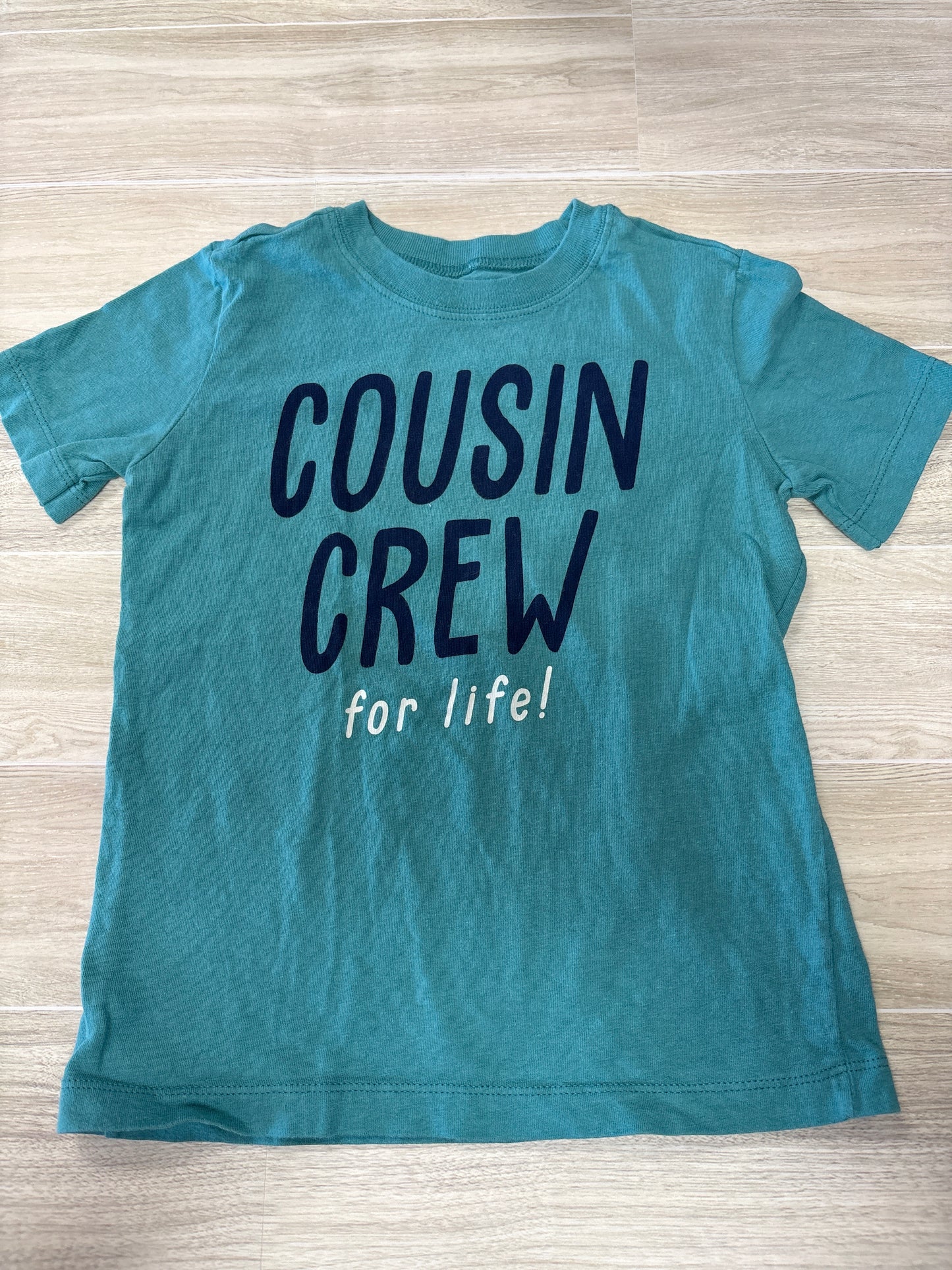 3T Teal Cousin Crew Graphic Shirt