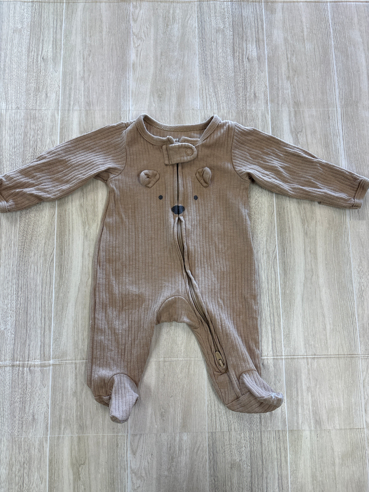 Preemie Tan Dog Pajama