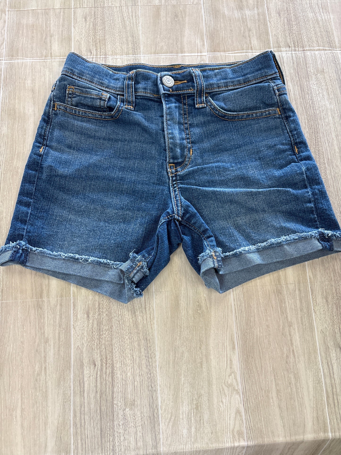 8 Medium Wash Denim Shorts