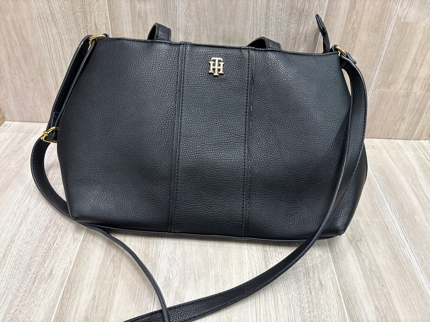 Tommy Hilfiger Black Leather Purse
