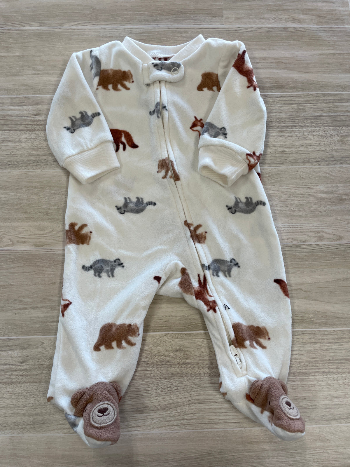 Newborn White Bear Pajama