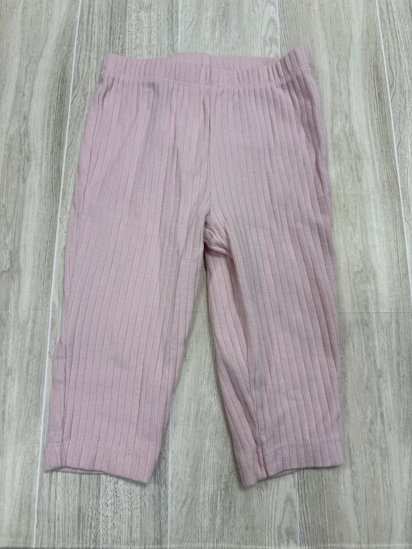 6m Light Pink Ribbed Legging
