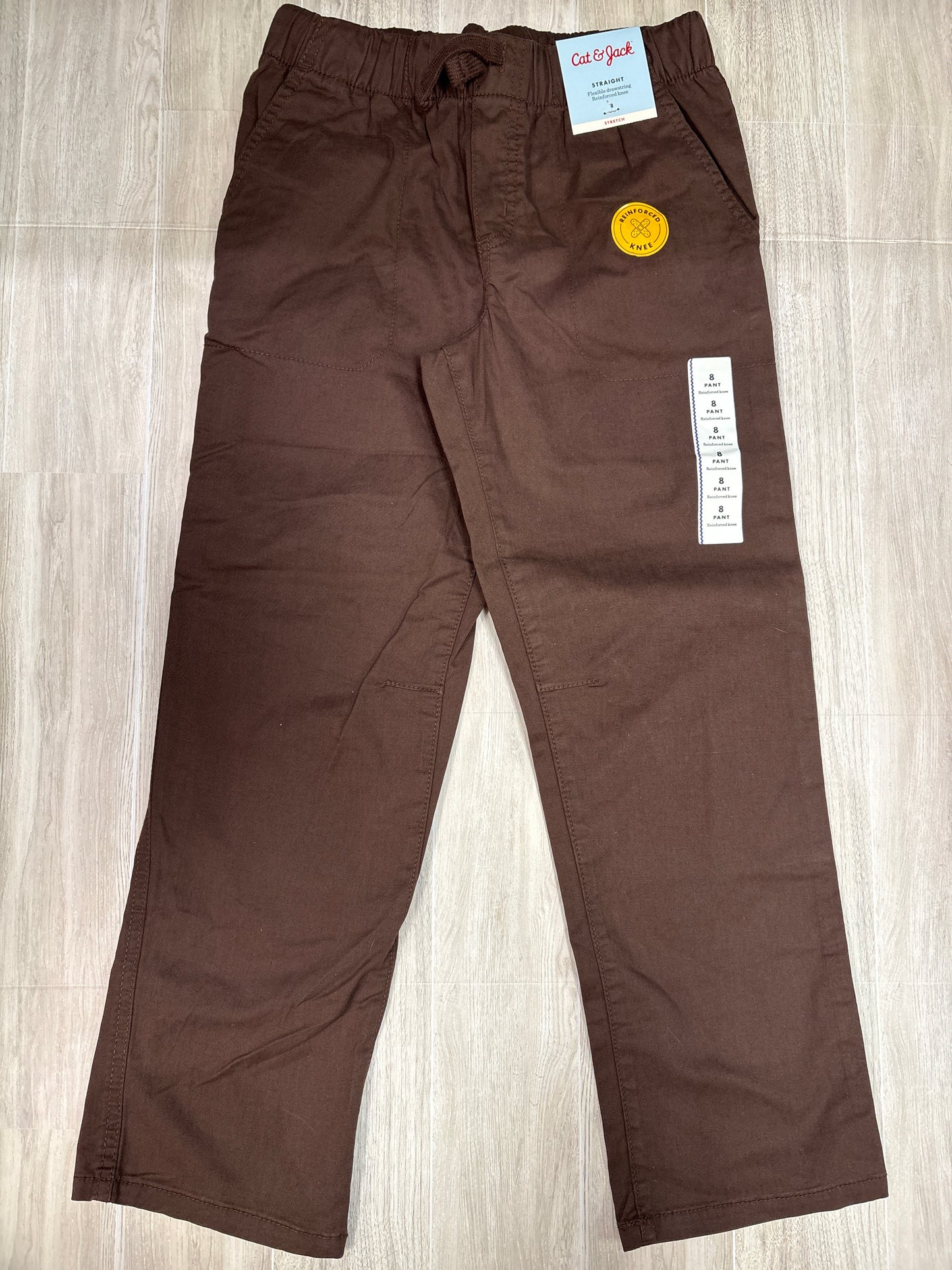 NWT 8 Brown Straight Leg Pants
