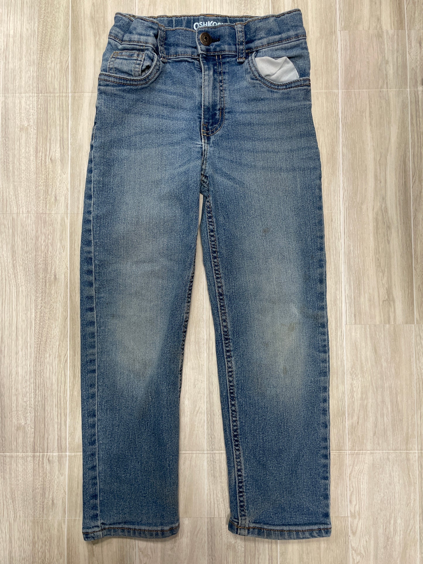 6 Reg Lightwash Straight Denim