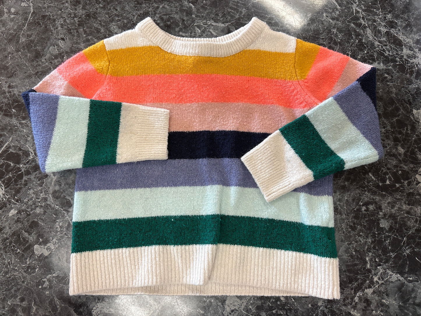 4T Multi Striped Pullover Sweater