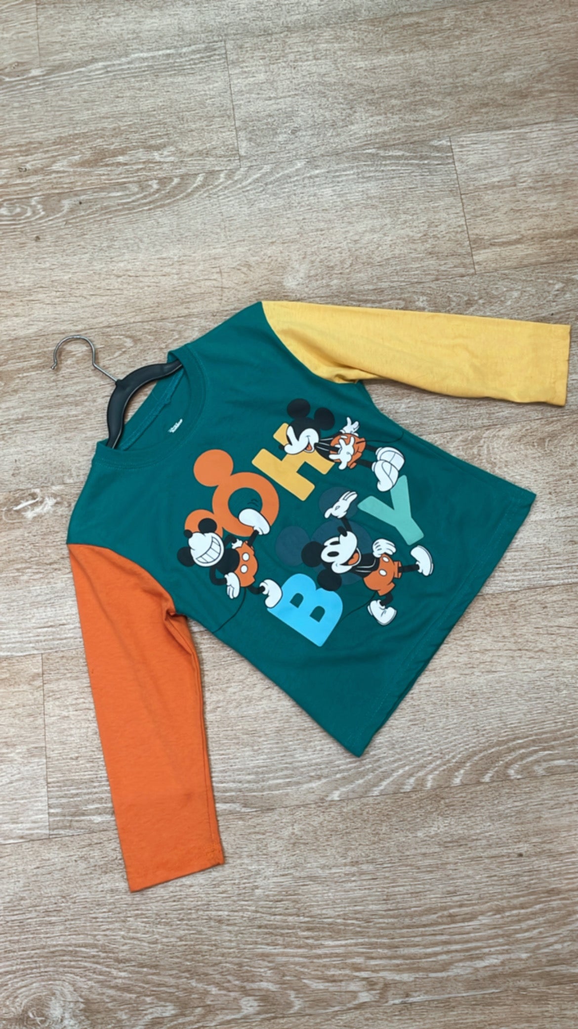 4T Oh Boy Mickey Long Sleeve