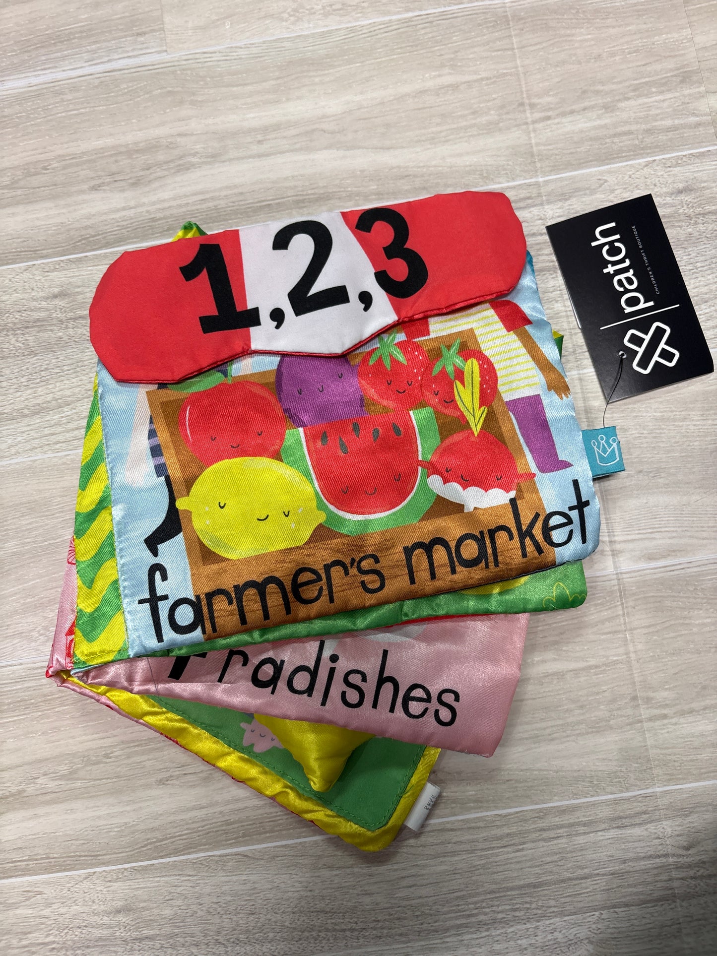 Toy - Crinkle Sensory Book - Farmers Market