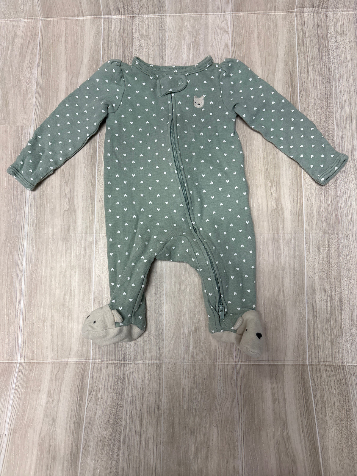 Newborn Sage Heart Pajama