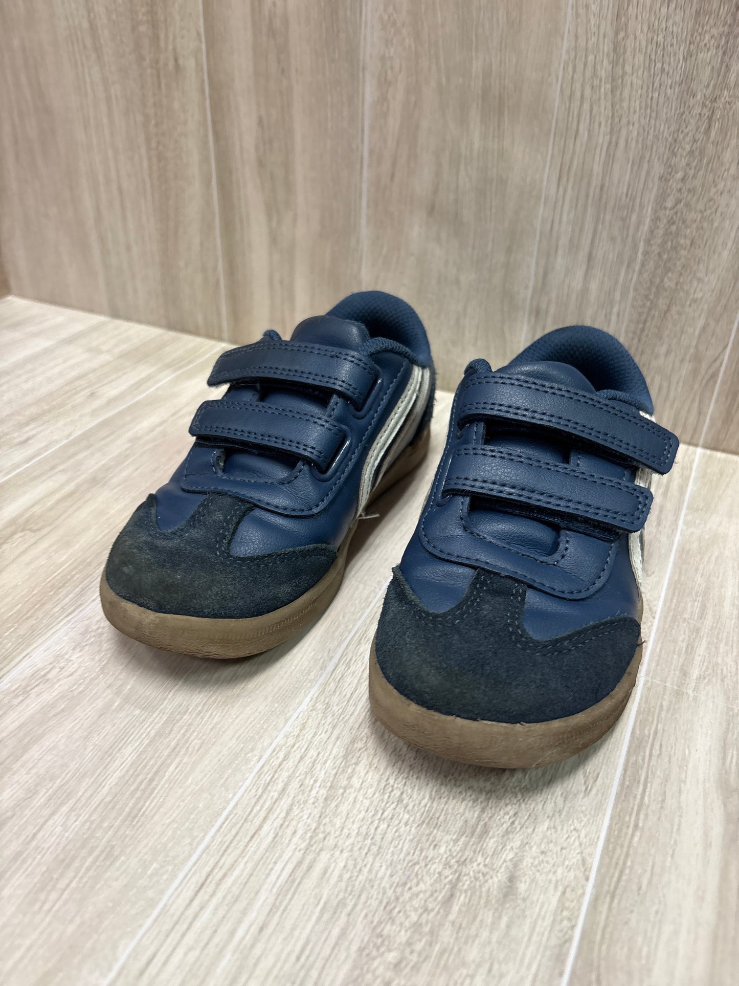 11c Blue Velcro Sneakers