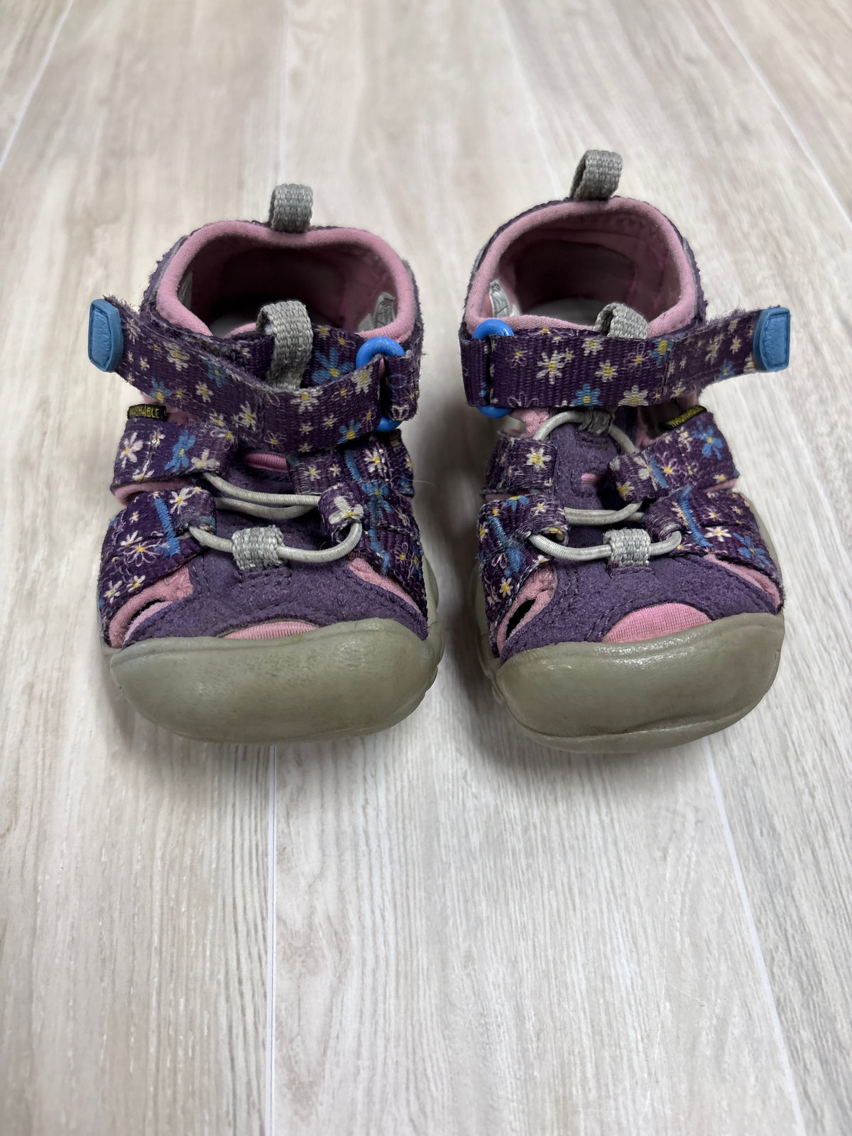 5c Purple Floral Keen Trail Shoes