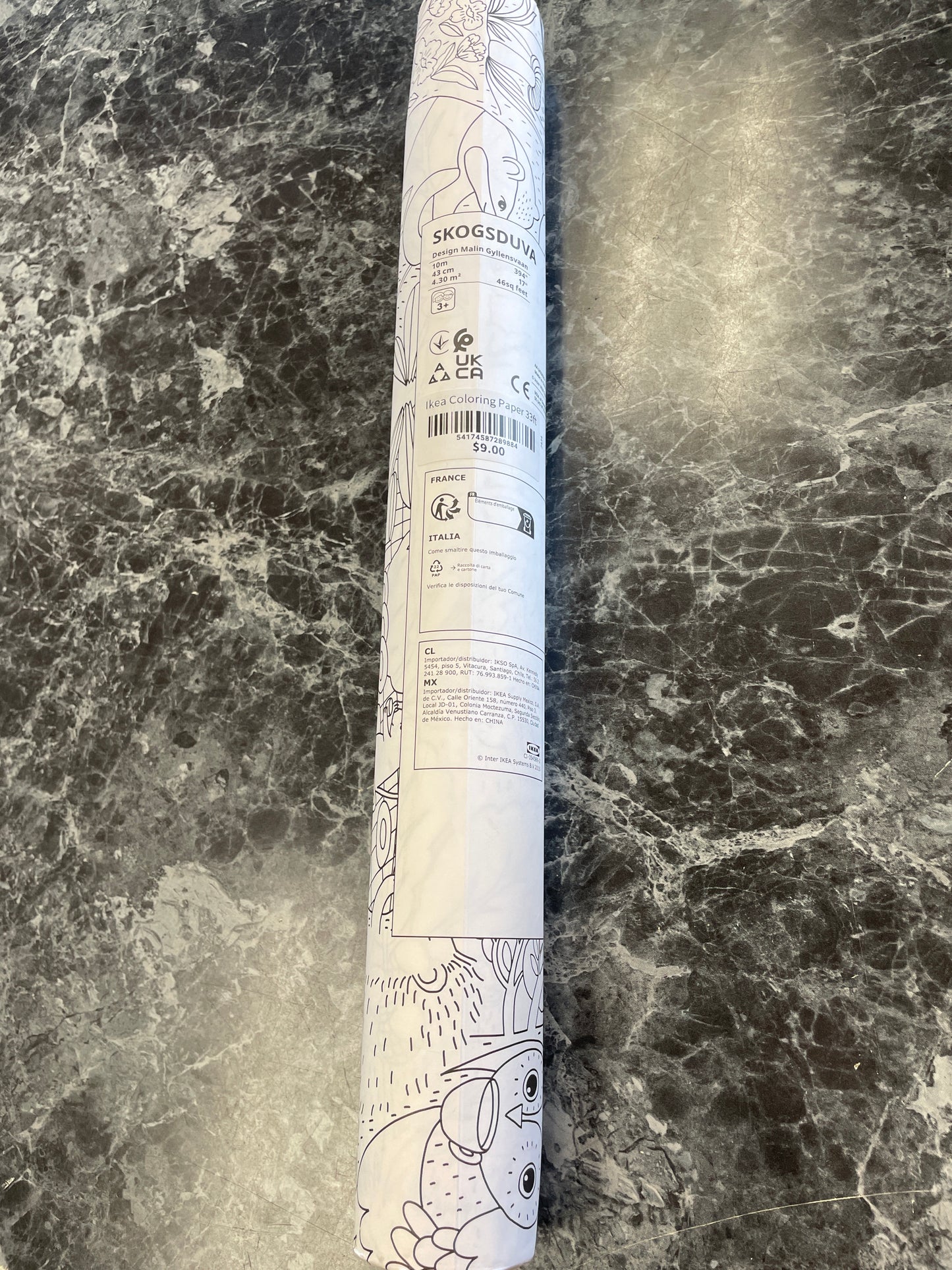 Ikea Coloring Paper 33ft