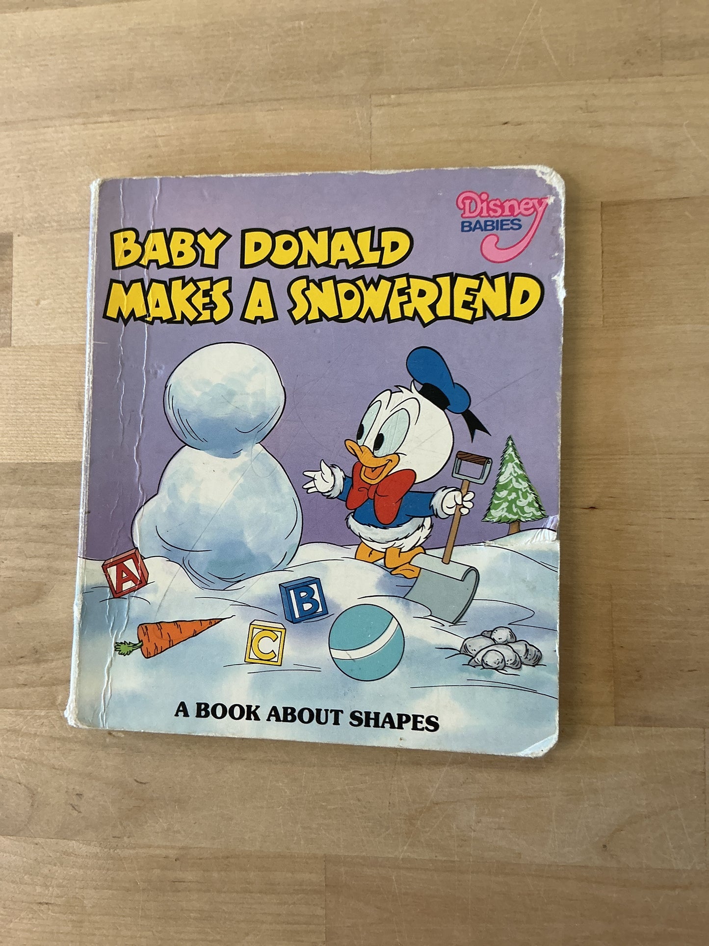 Vintage Book - Baby Donald Makes A Snowfriend