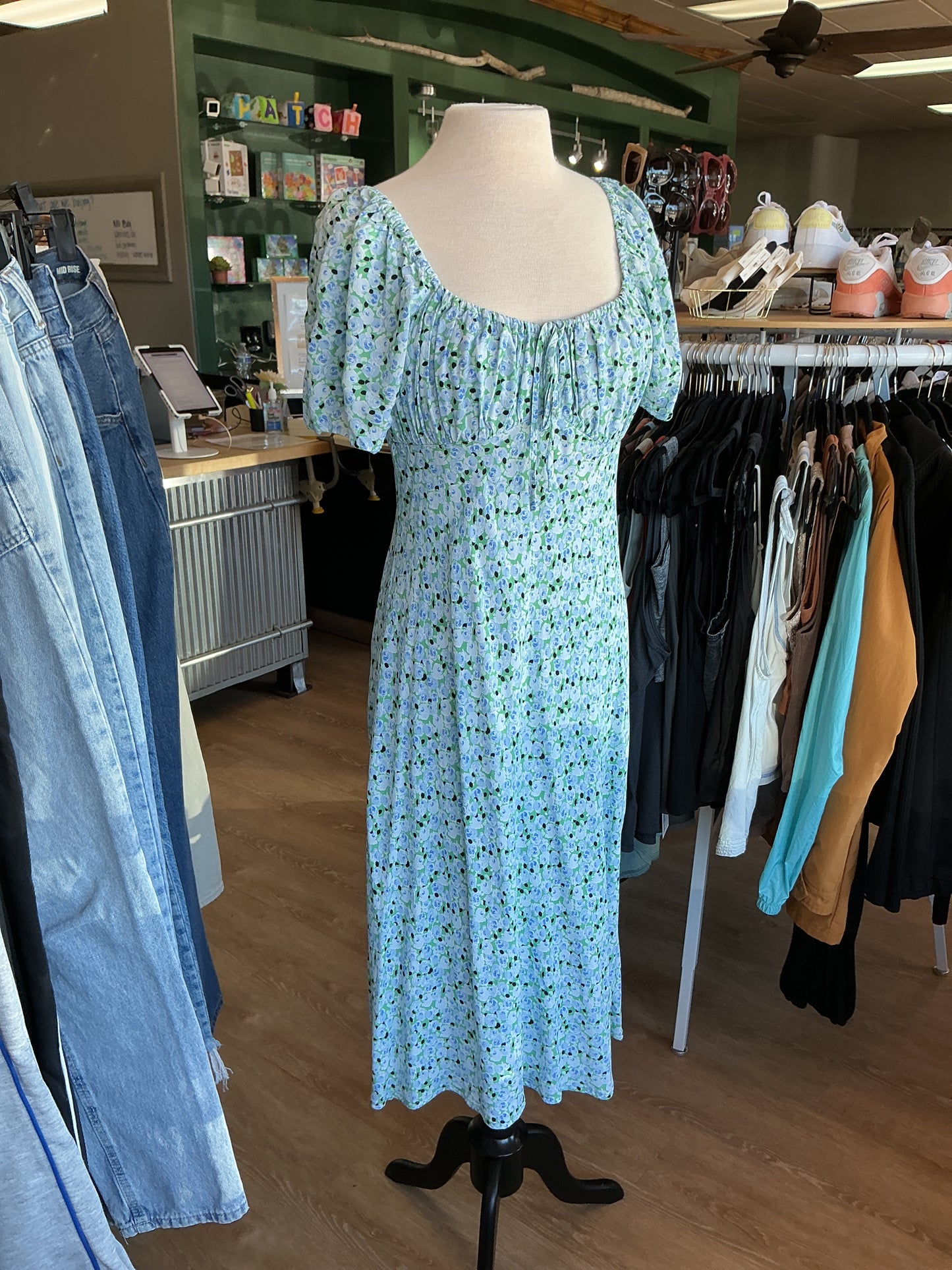 Women's Medium Blue Rose Dress