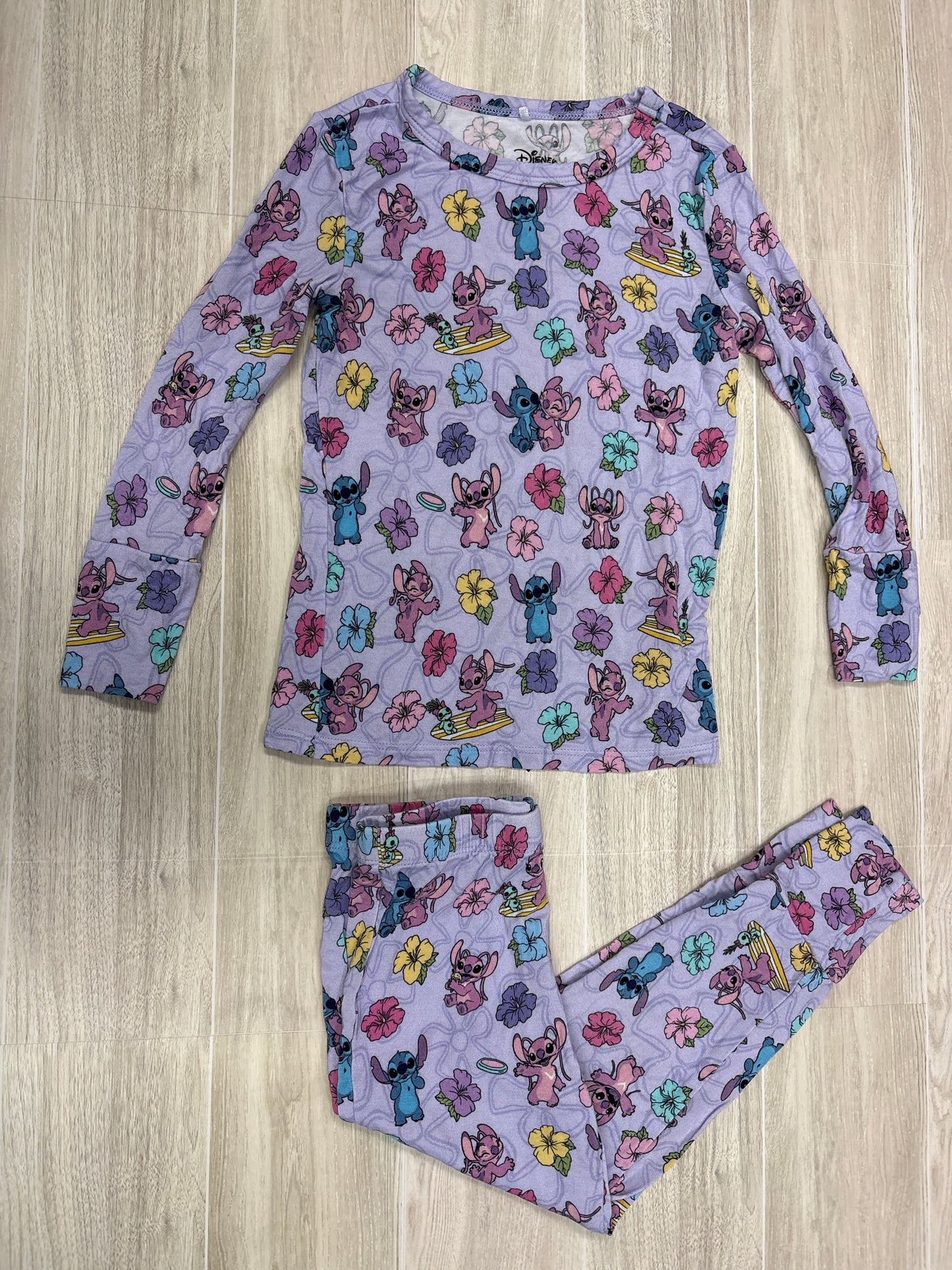 2T Posh Peanut Disney Lavender Stitch 2 Piece Lounge Set