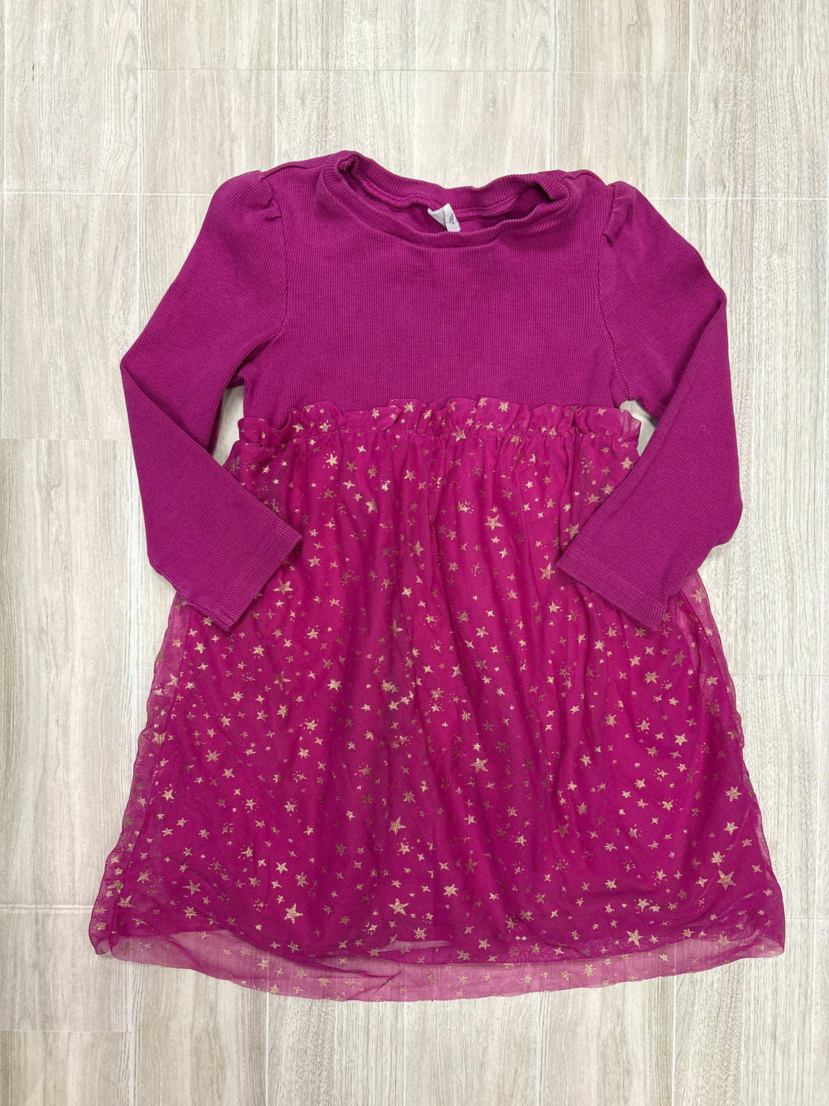 4T GAP Magenta Star Twirl Dress