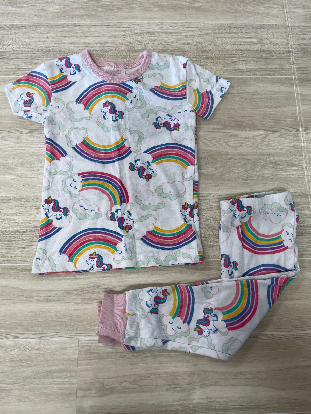 18m Rainbow Unicorn Pajama Set
