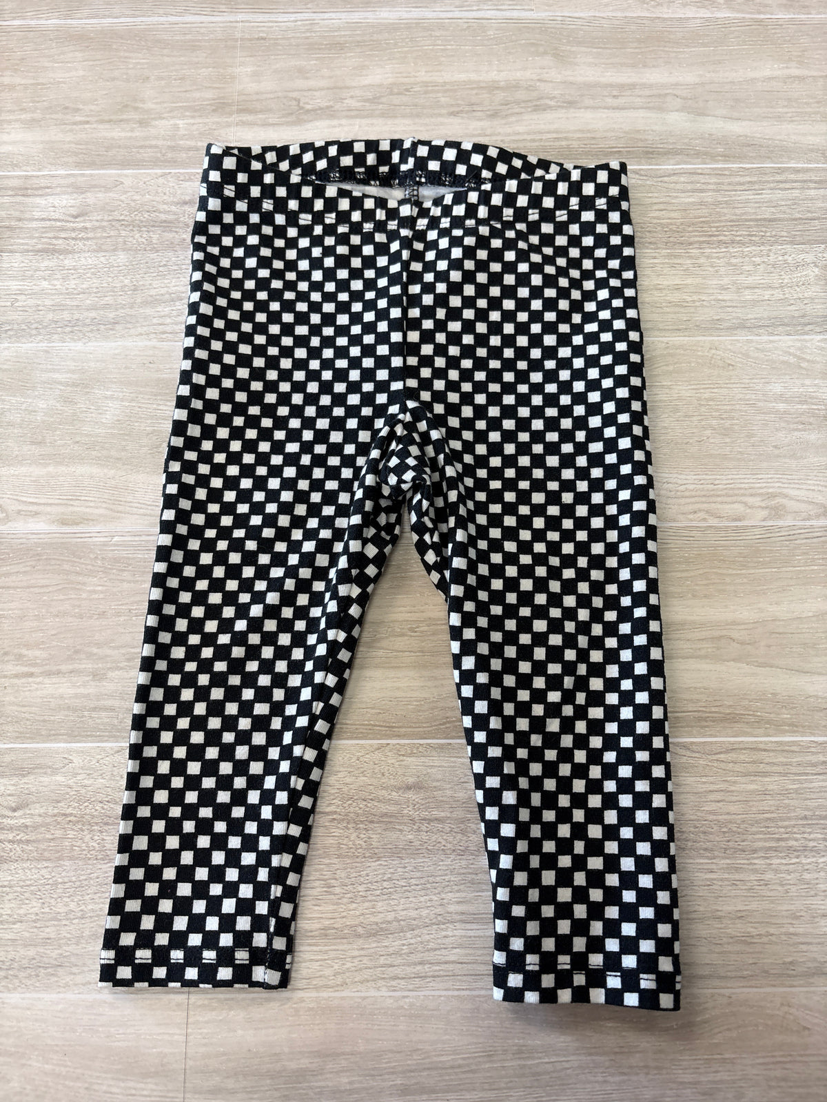 18m Black/White Checkered Legging