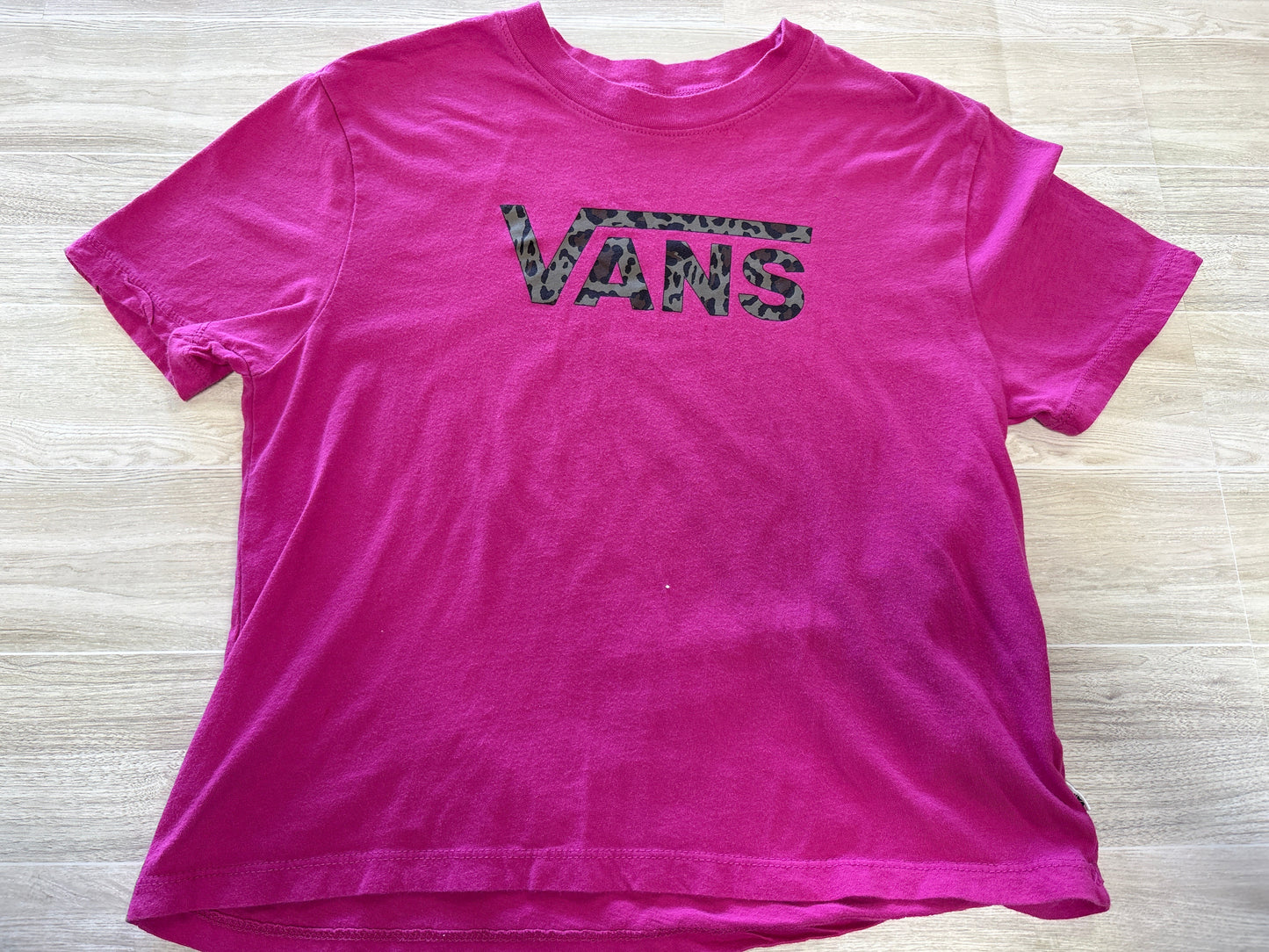 14/16 Leopard Print Vans Tee