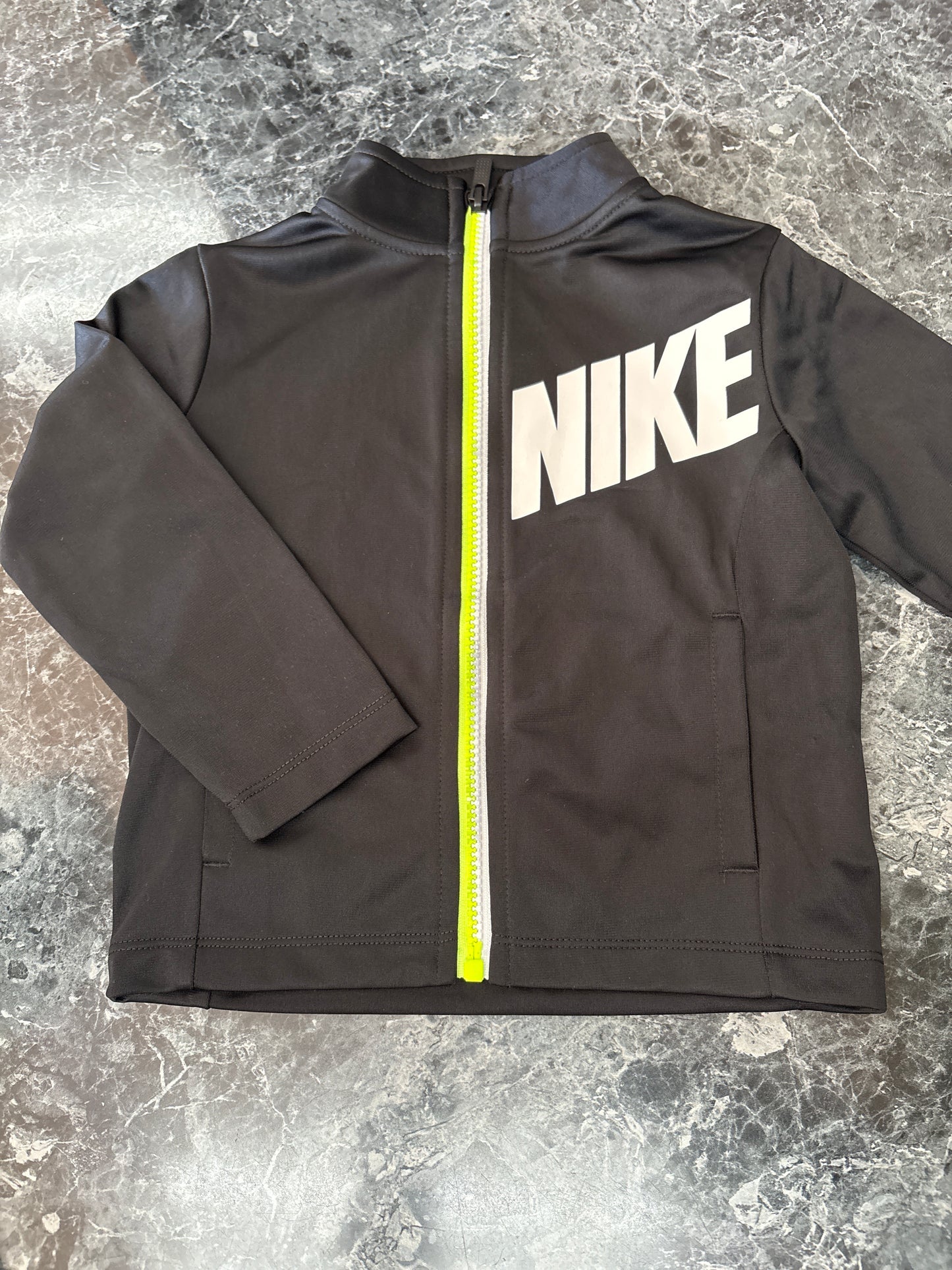 24m Nike Track Jacket - Black/White/Lime