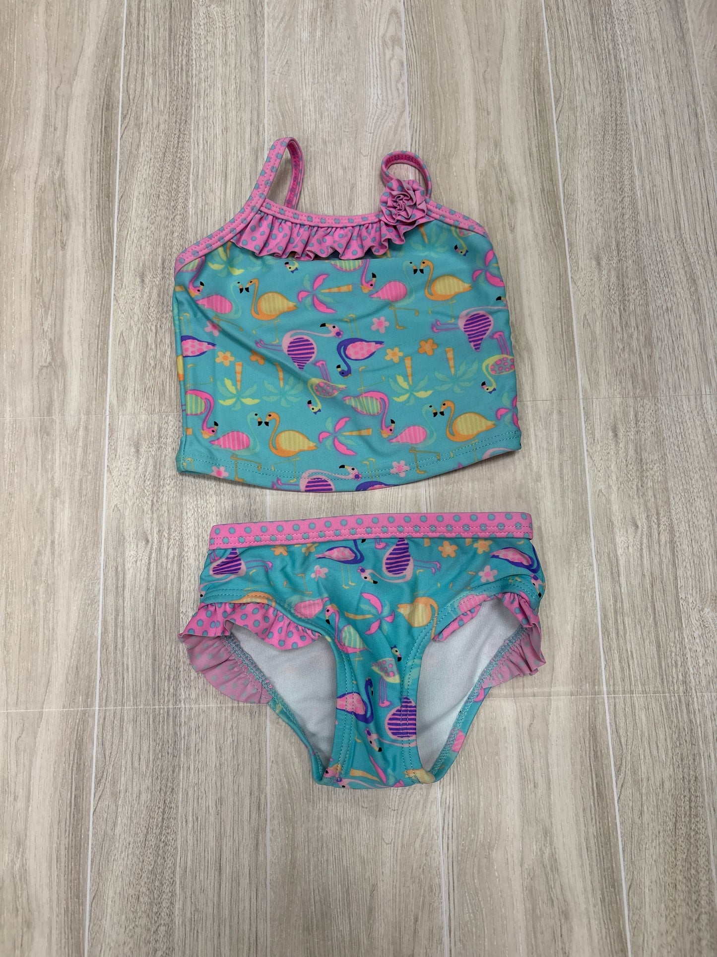 3-6m Flamingo 2 Piece Swim Suit