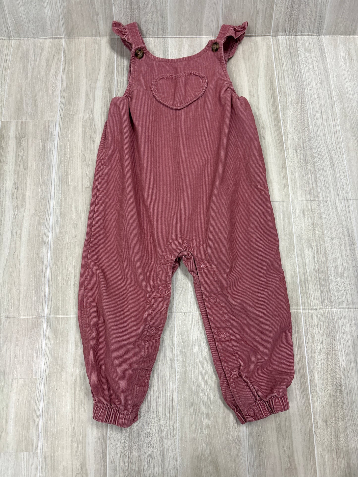 18m Mauve Corduroy Overalls
