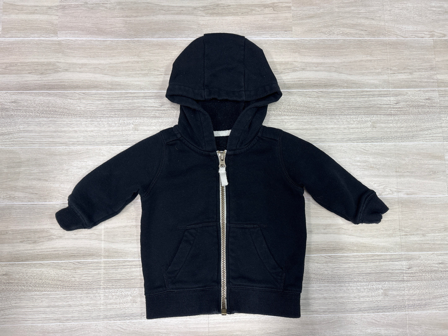 6m Black Zip Up Jacket
