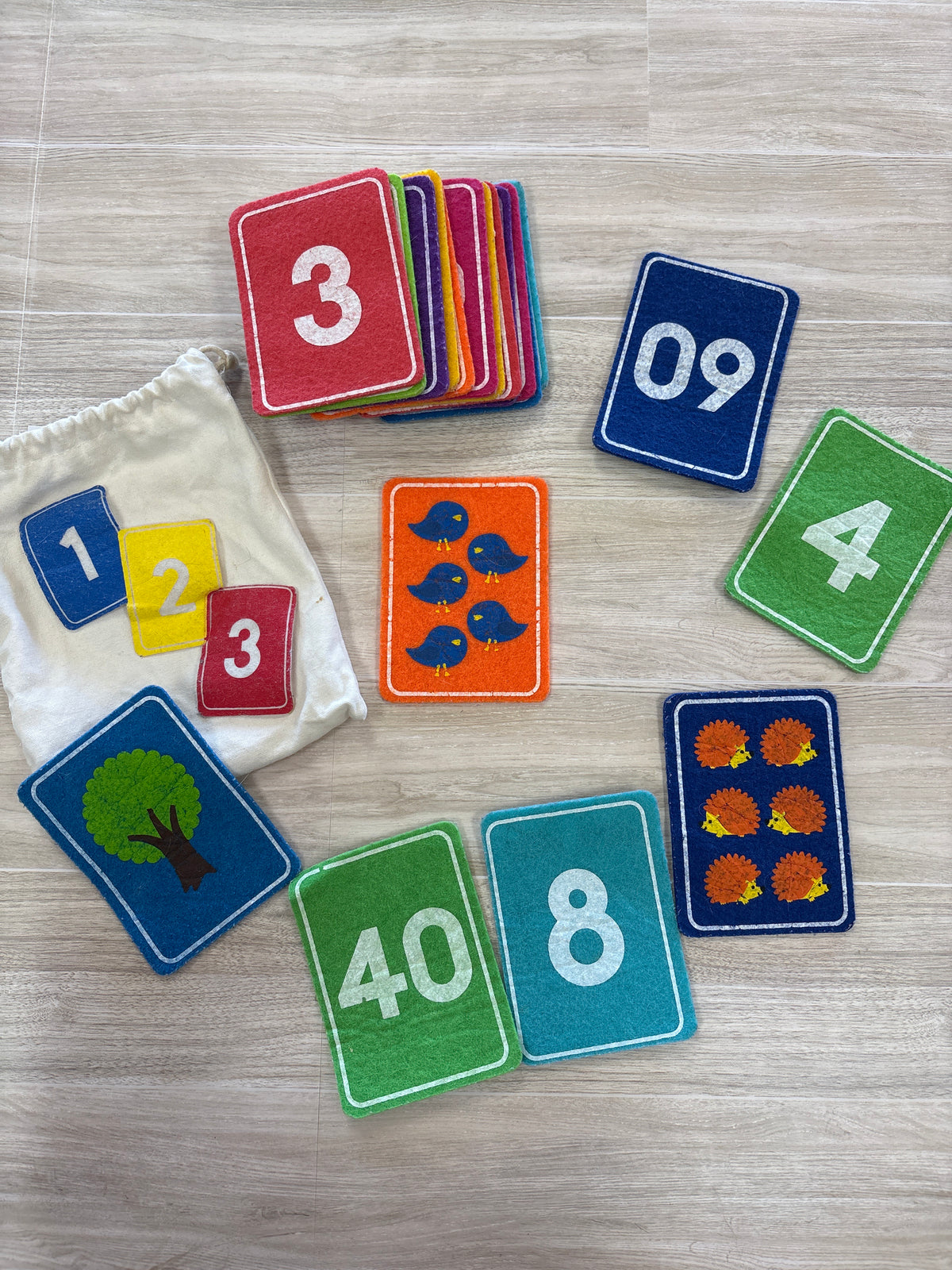 Toy - Felt Number Cards Pack