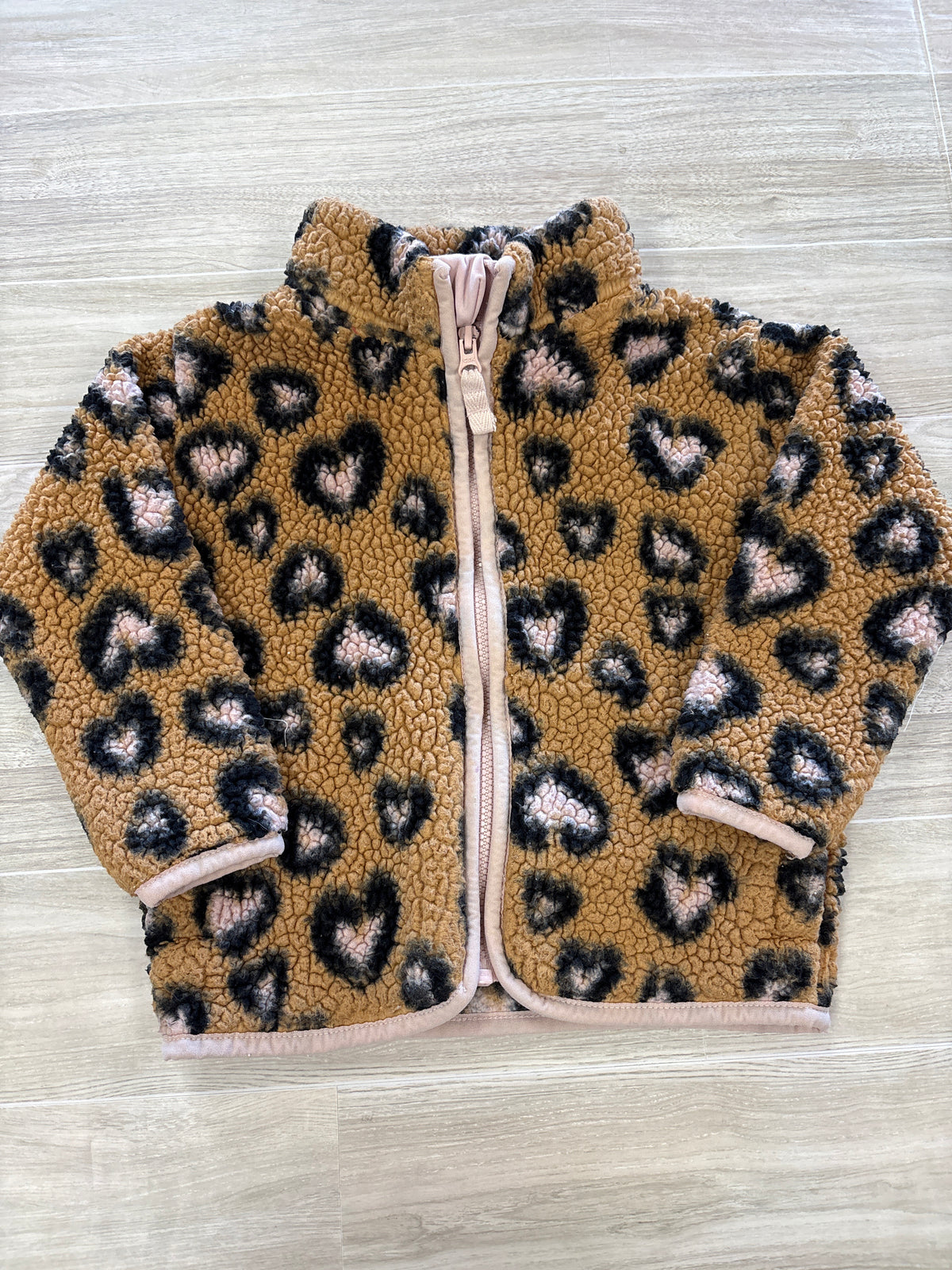 18m Teddy Leopard Jacket