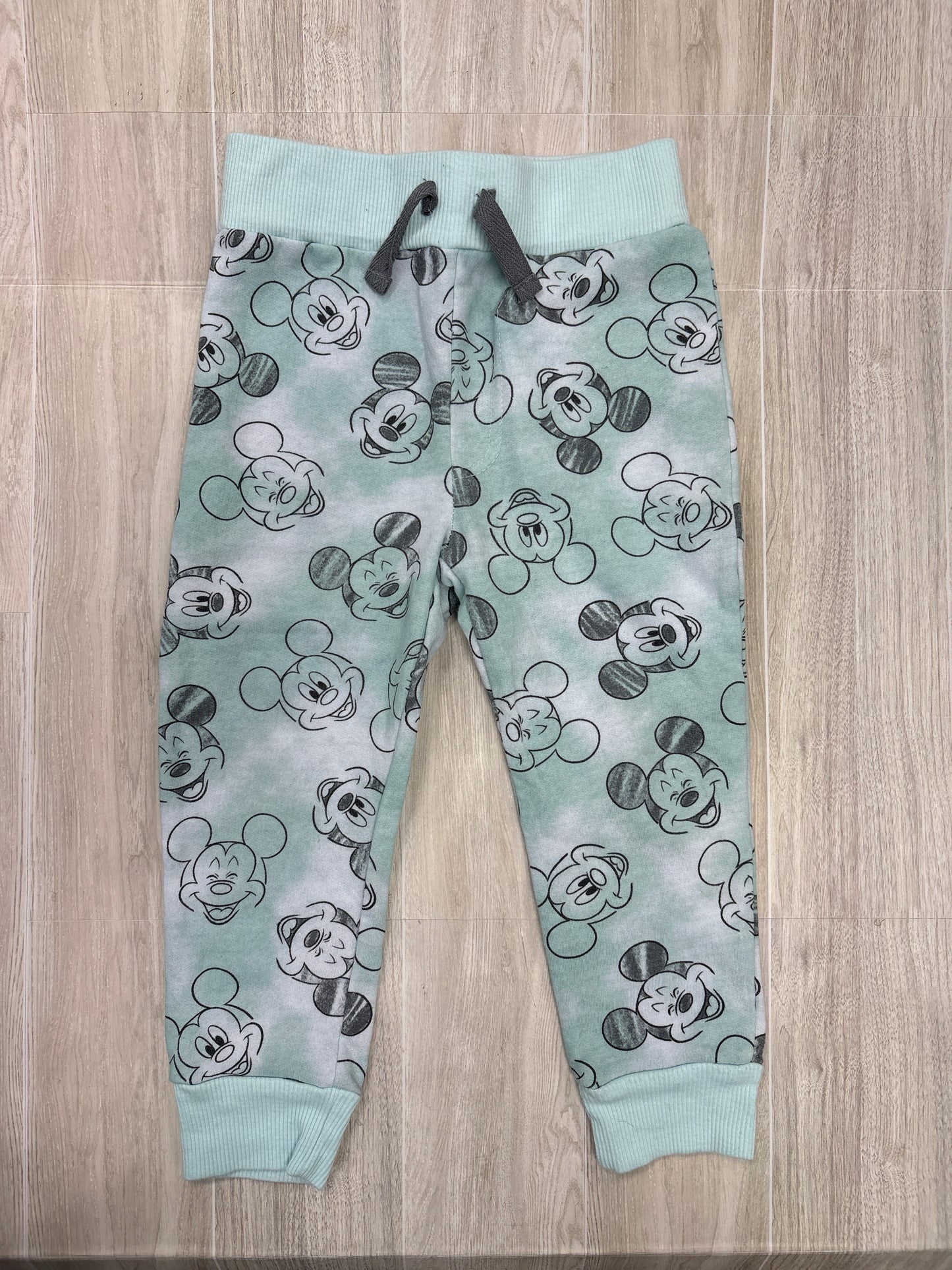 2T Light Blue Mickey Graphic Joggers